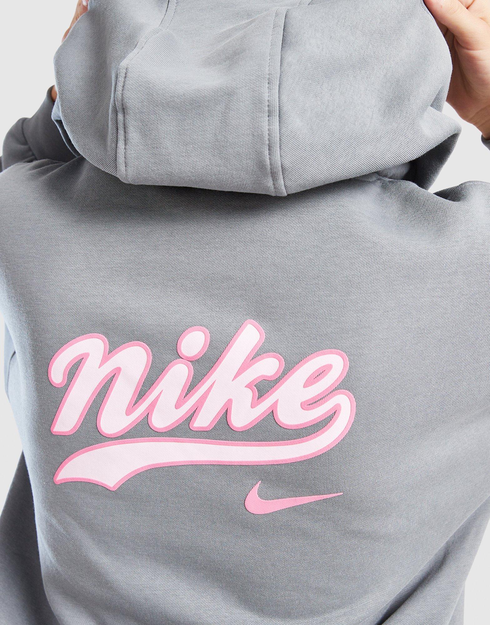 Nike Girls' Oversized Graphic Hoodie Junior
