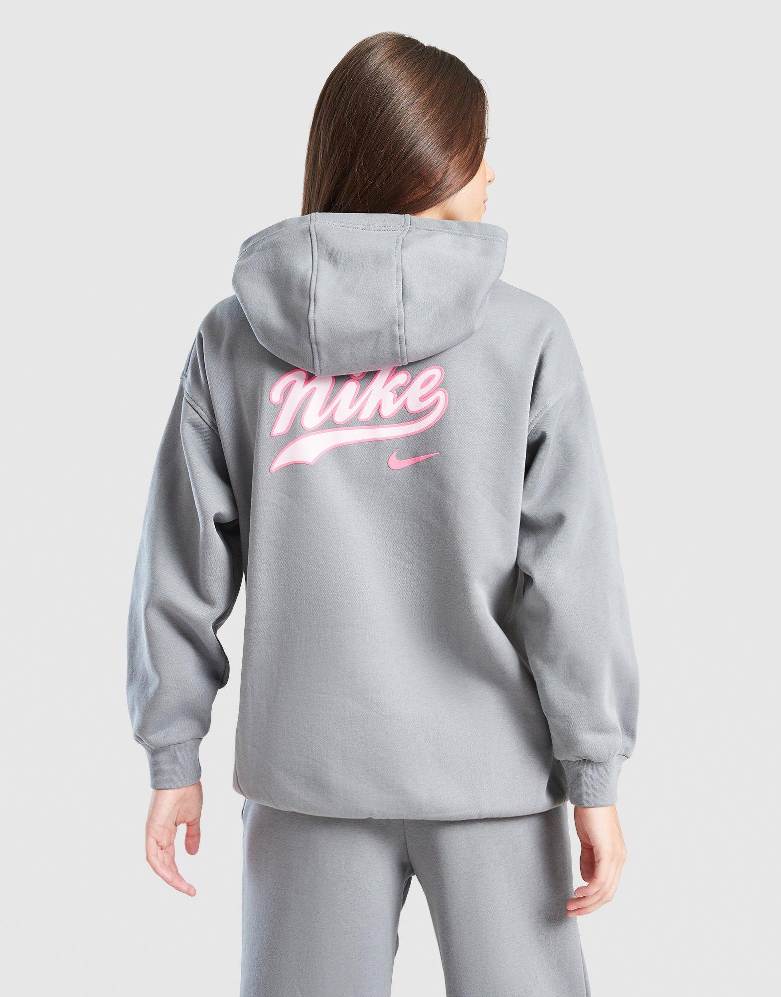 Nike Girls' Oversized Graphic Hoodie Junior