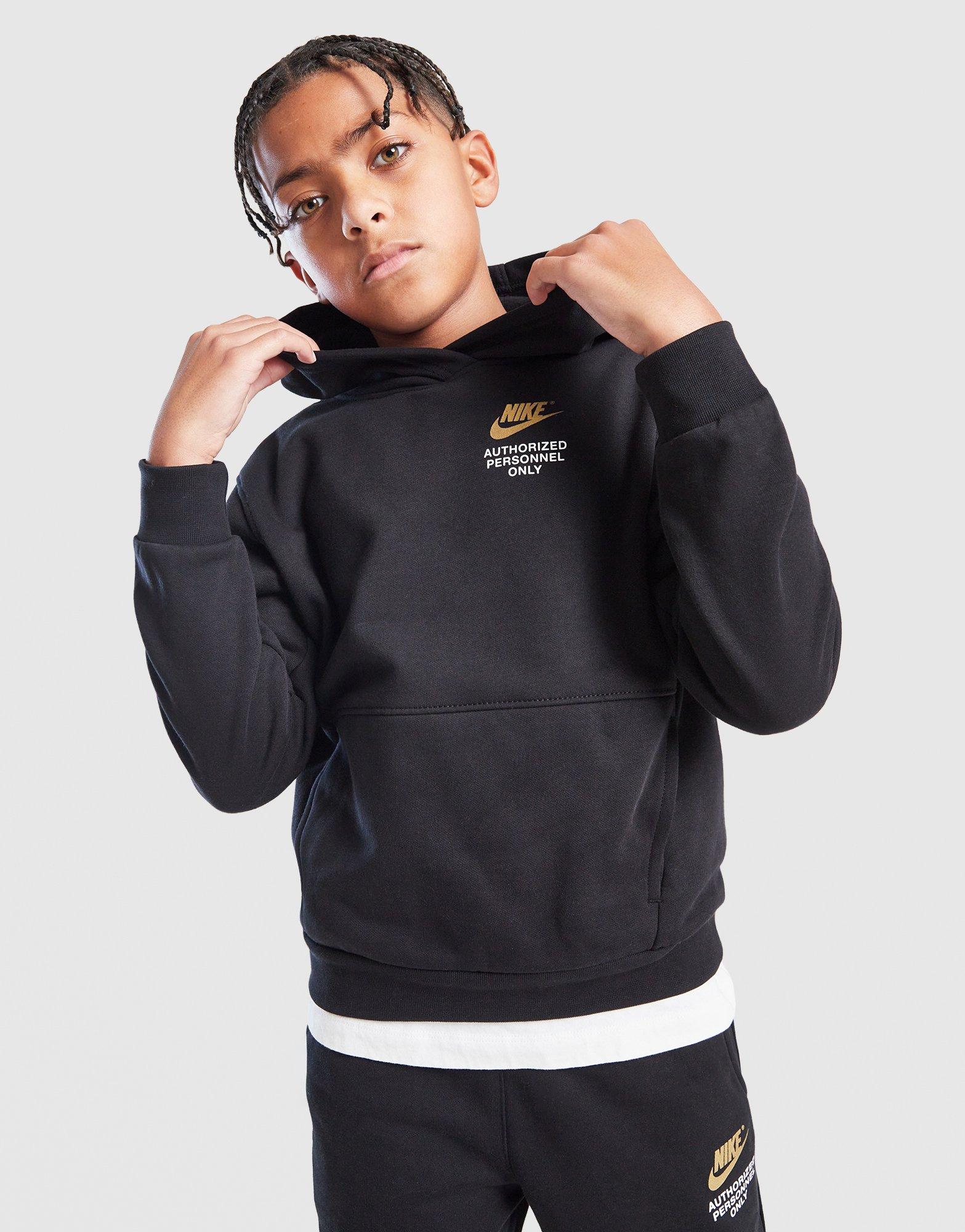 Nike Authorised Graphic Hoodie Junior