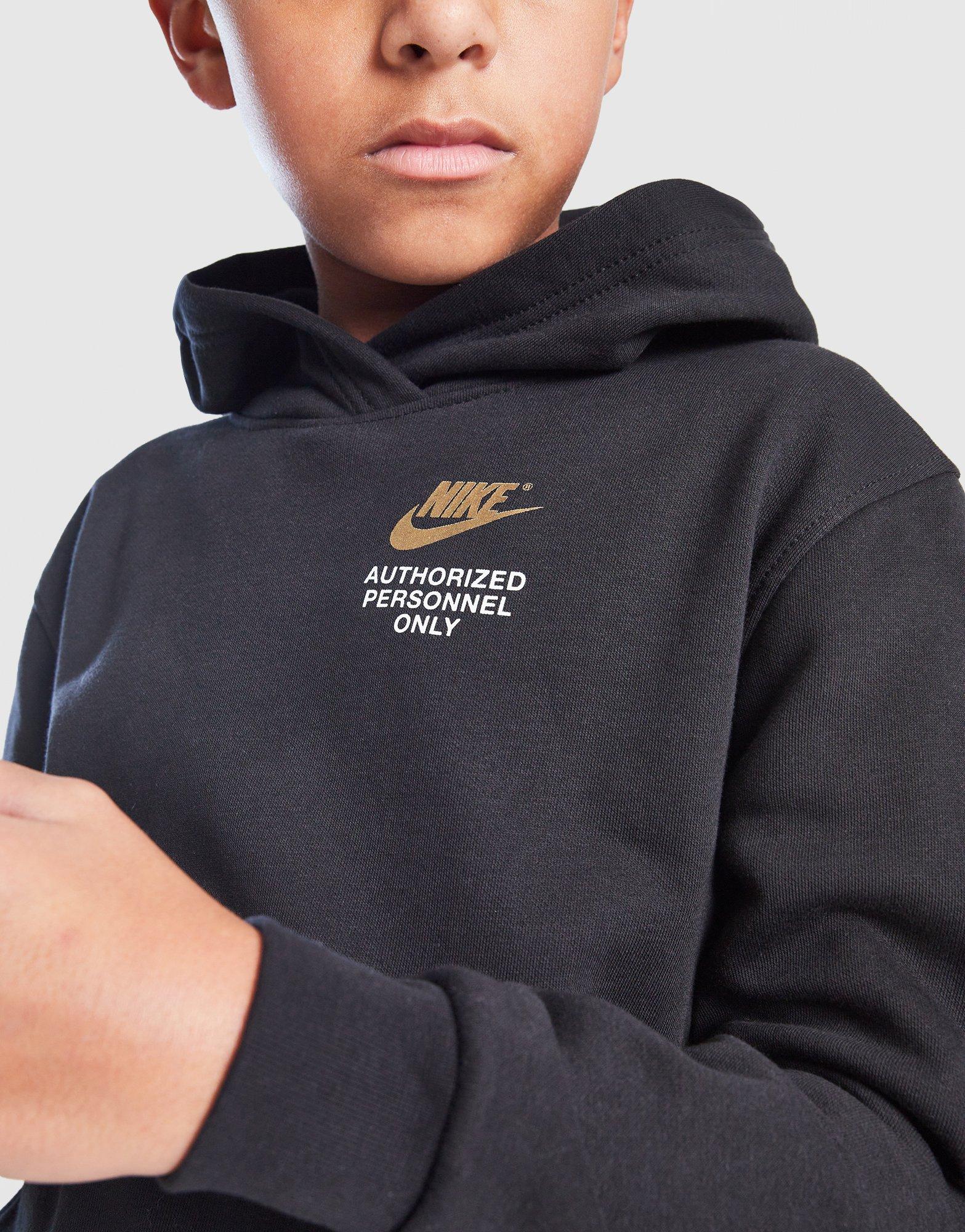 Nike Authorised Graphic Hoodie Junior