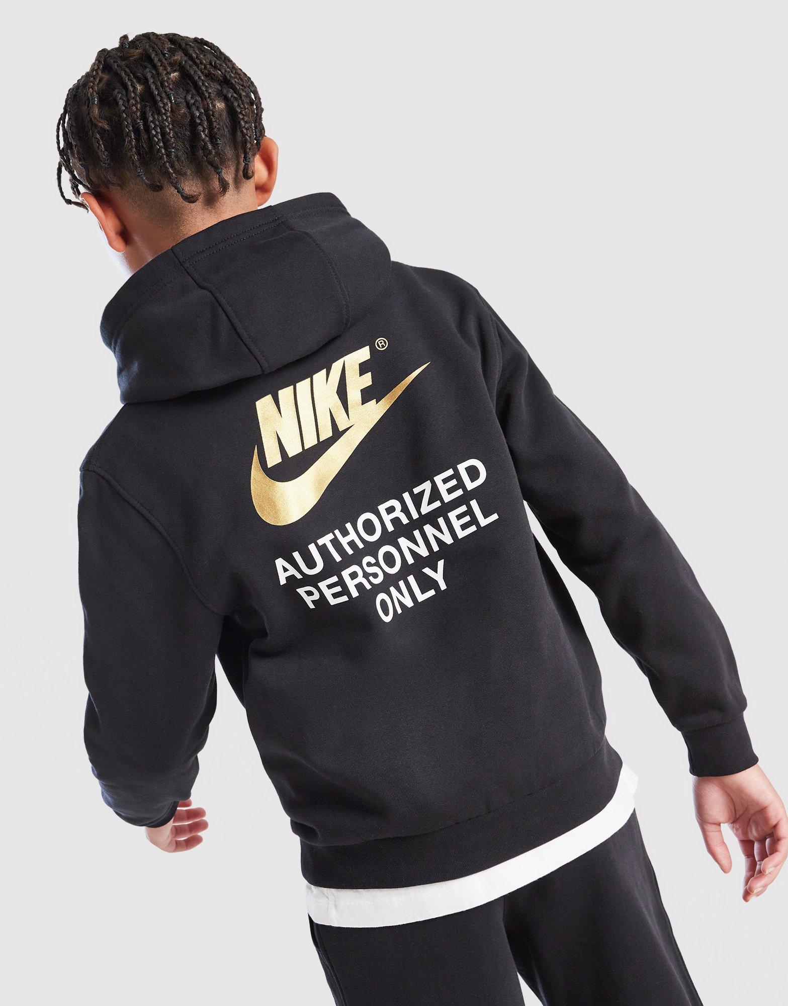 Nike Authorised Graphic Hoodie Junior