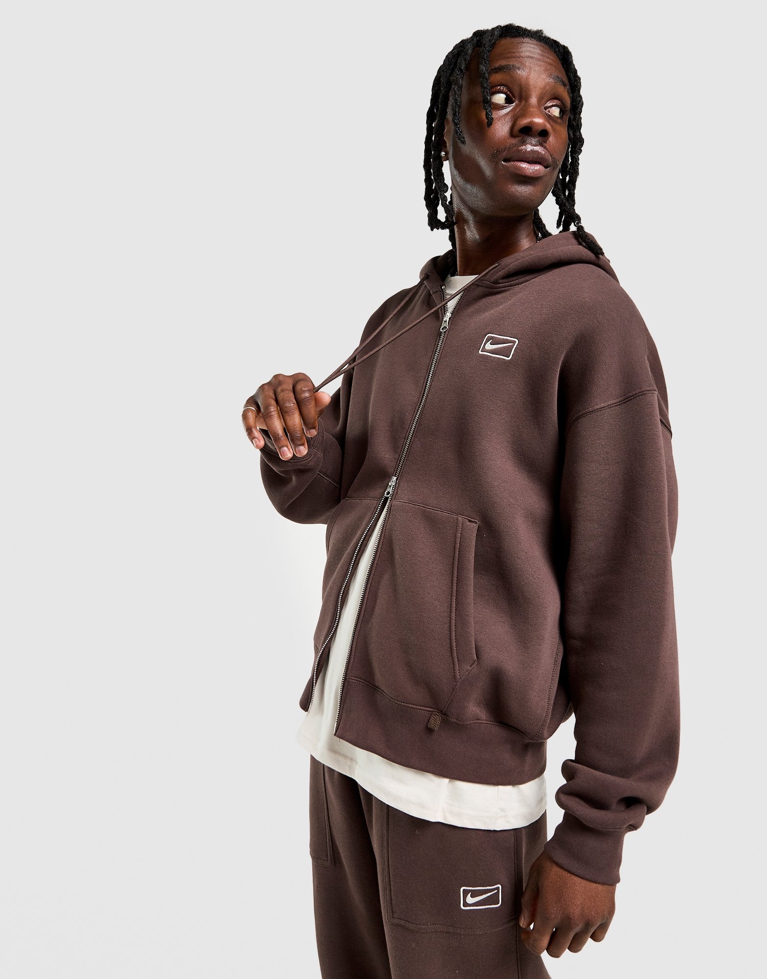Bruin Nike Street Fleece Full Zip Hoodie - JD Sports Nederland