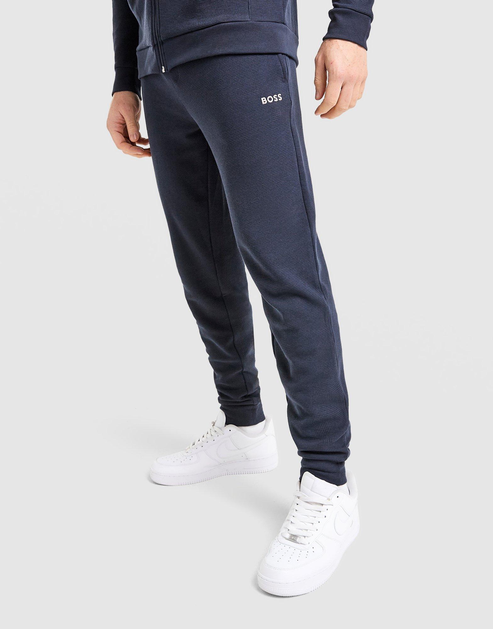 BOSS Waffle Full Zip Hooded Tracksuit