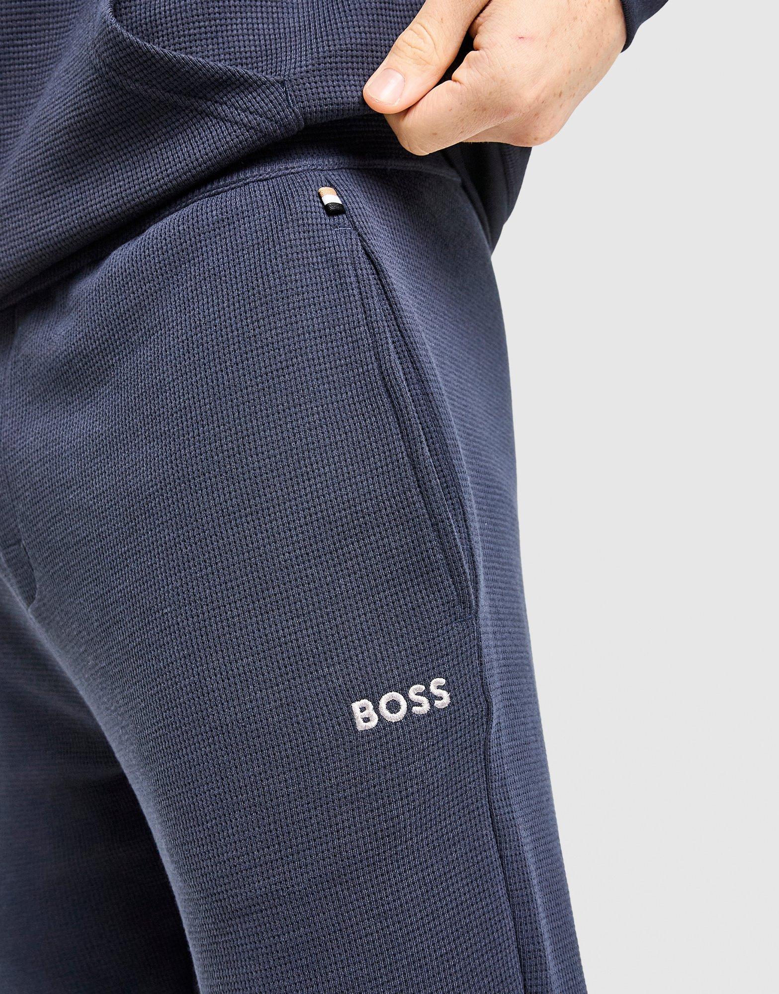 BOSS Waffle Full Zip Hooded Tracksuit
