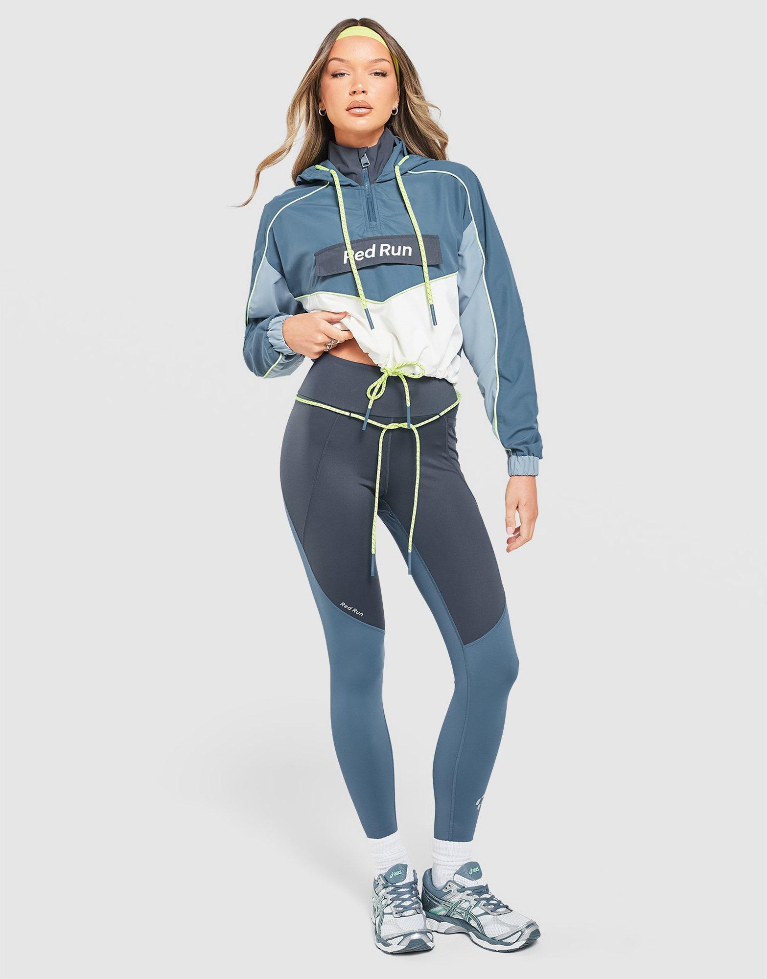 Red Run Activewear Sky Volt Nylon Windbreaker Jacket