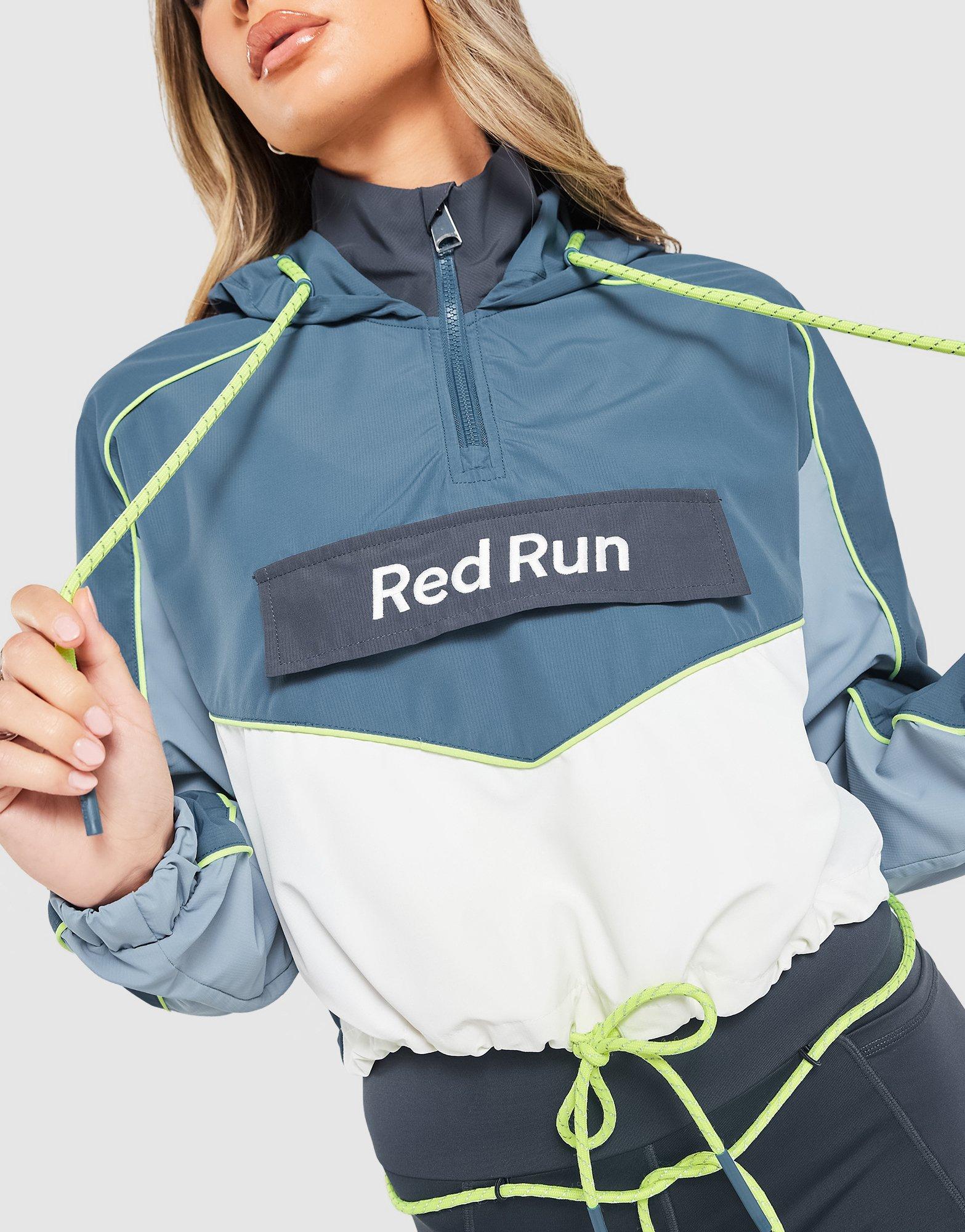 Red Run Activewear Sky Volt Nylon Windbreaker Jacket