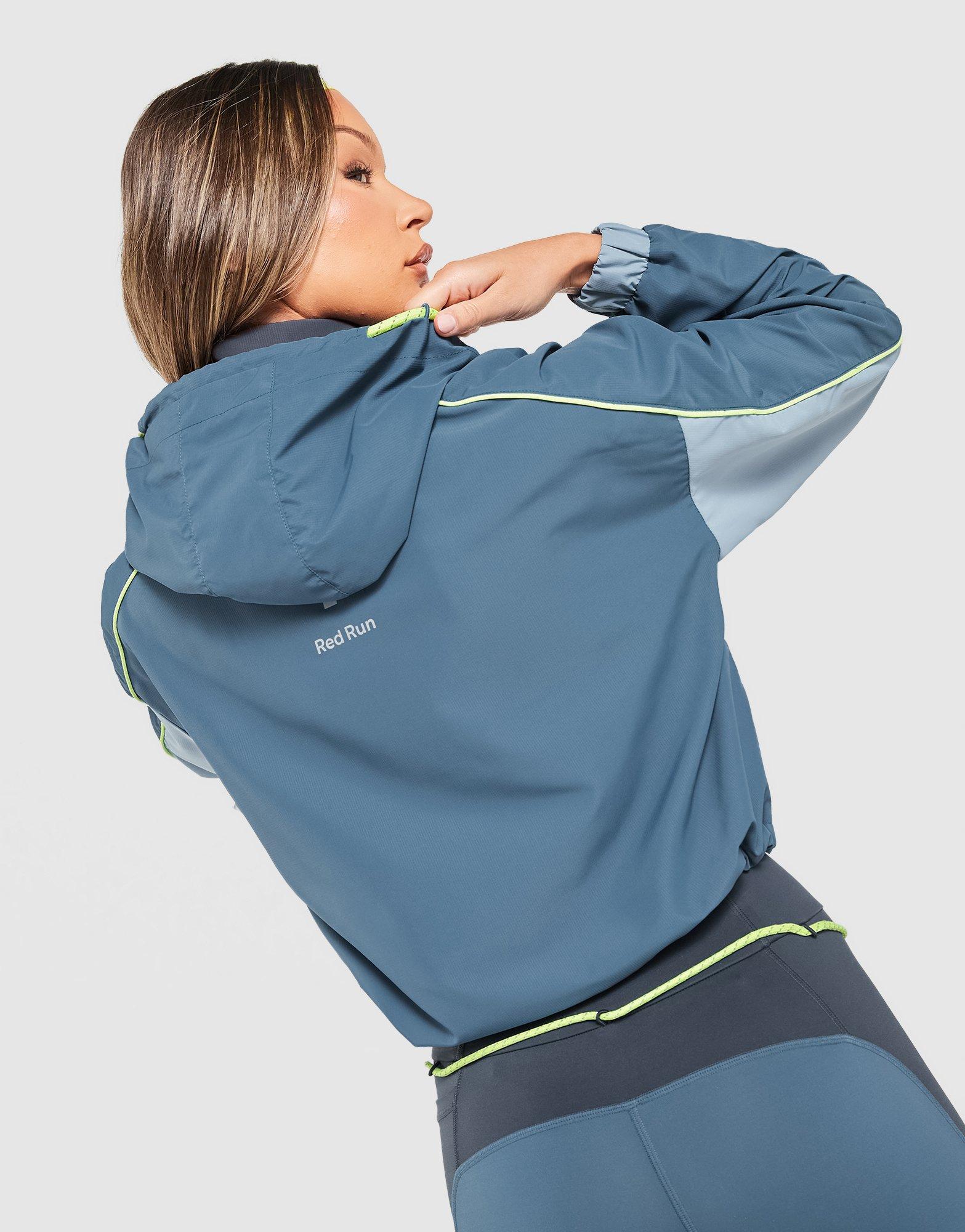 Red Run Activewear Sky Volt Nylon Windbreaker Jacket