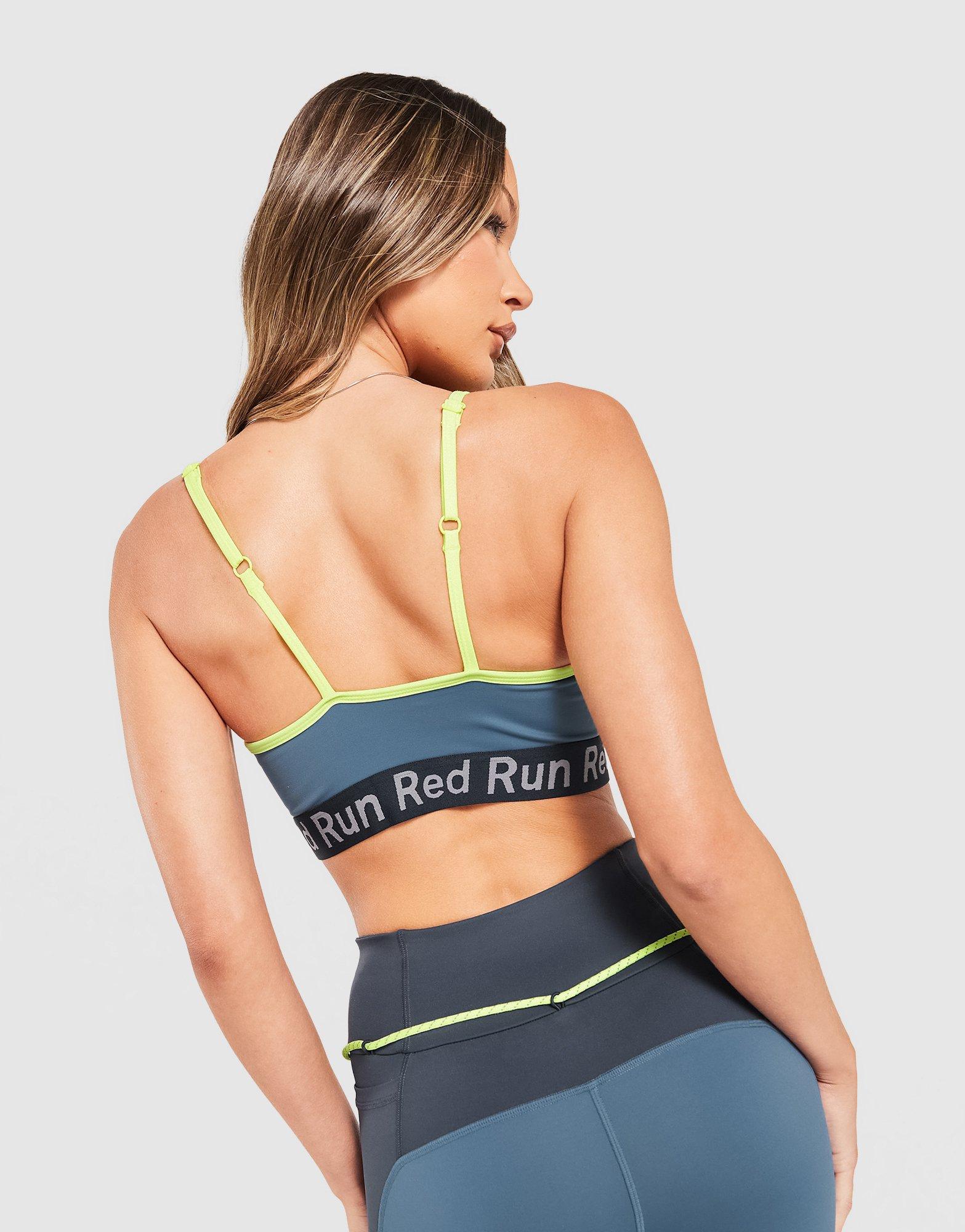 Red Run Activewear Sky Volt Strappy Sports Bra