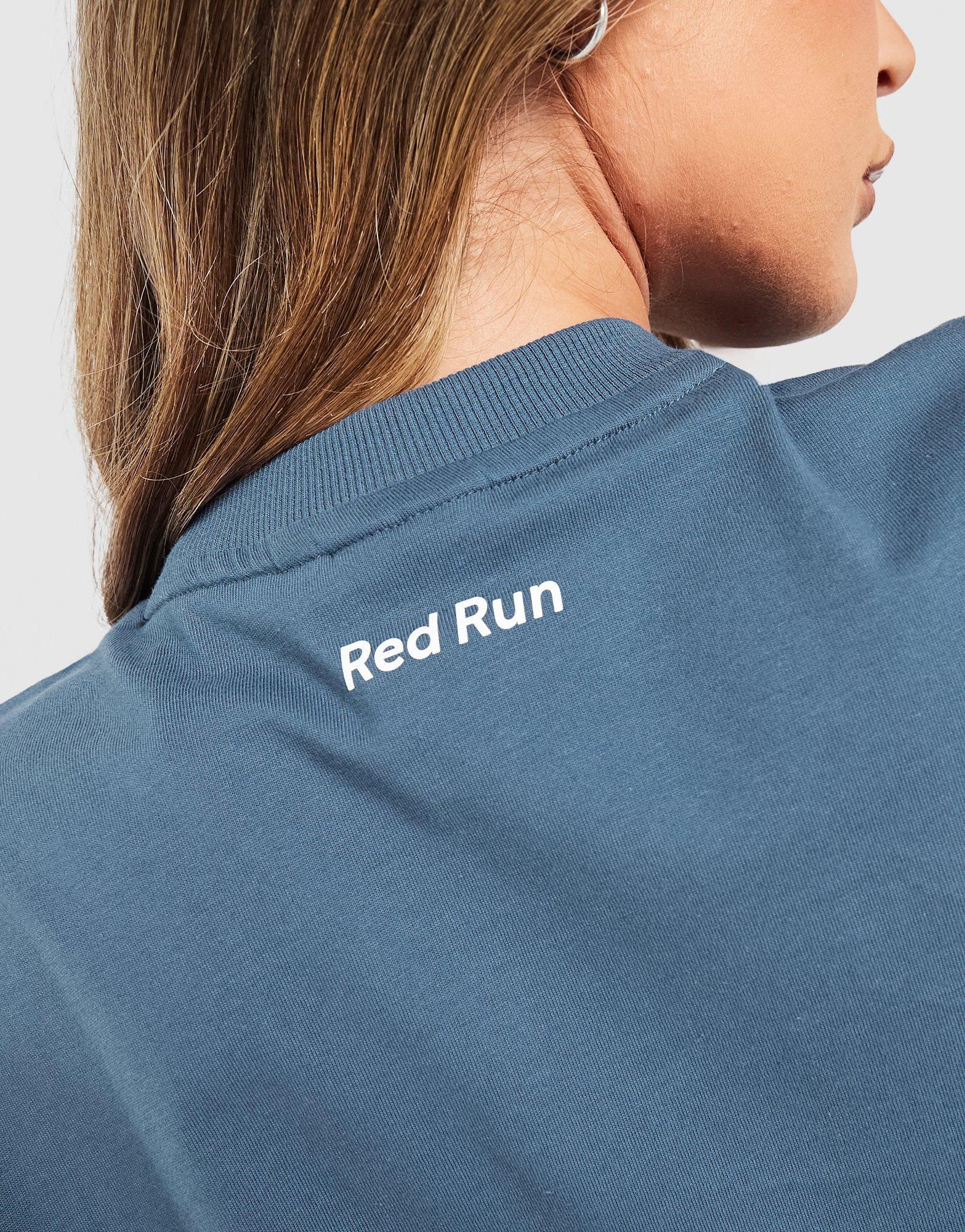 Red Run Activewear Sky Volt Oversized Graphic T-Shirt