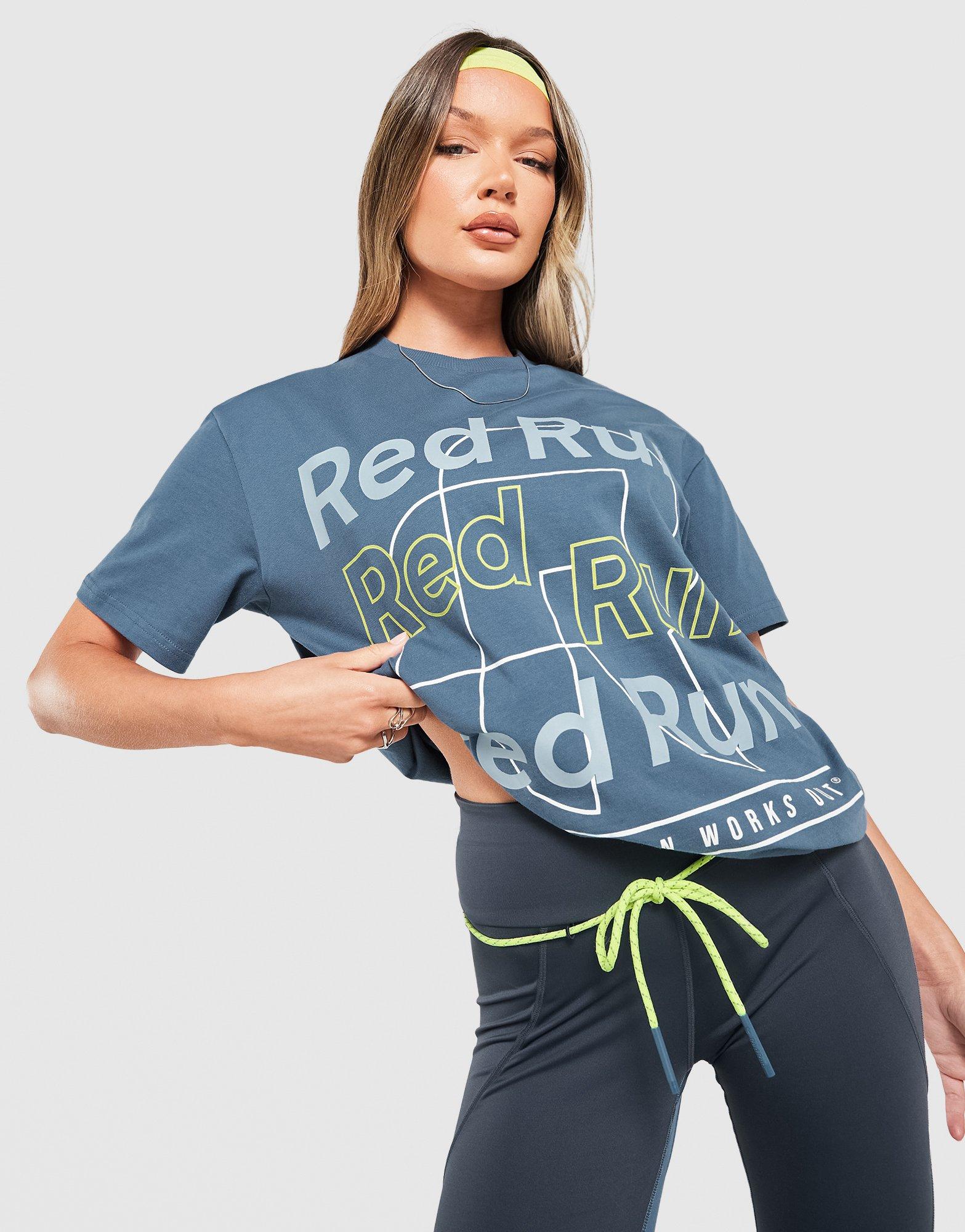Red Run Activewear Maglia Oversize Graphic Sky Volt