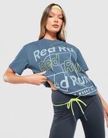 Red Run Activewear Maglia Oversize Graphic Sky Volt