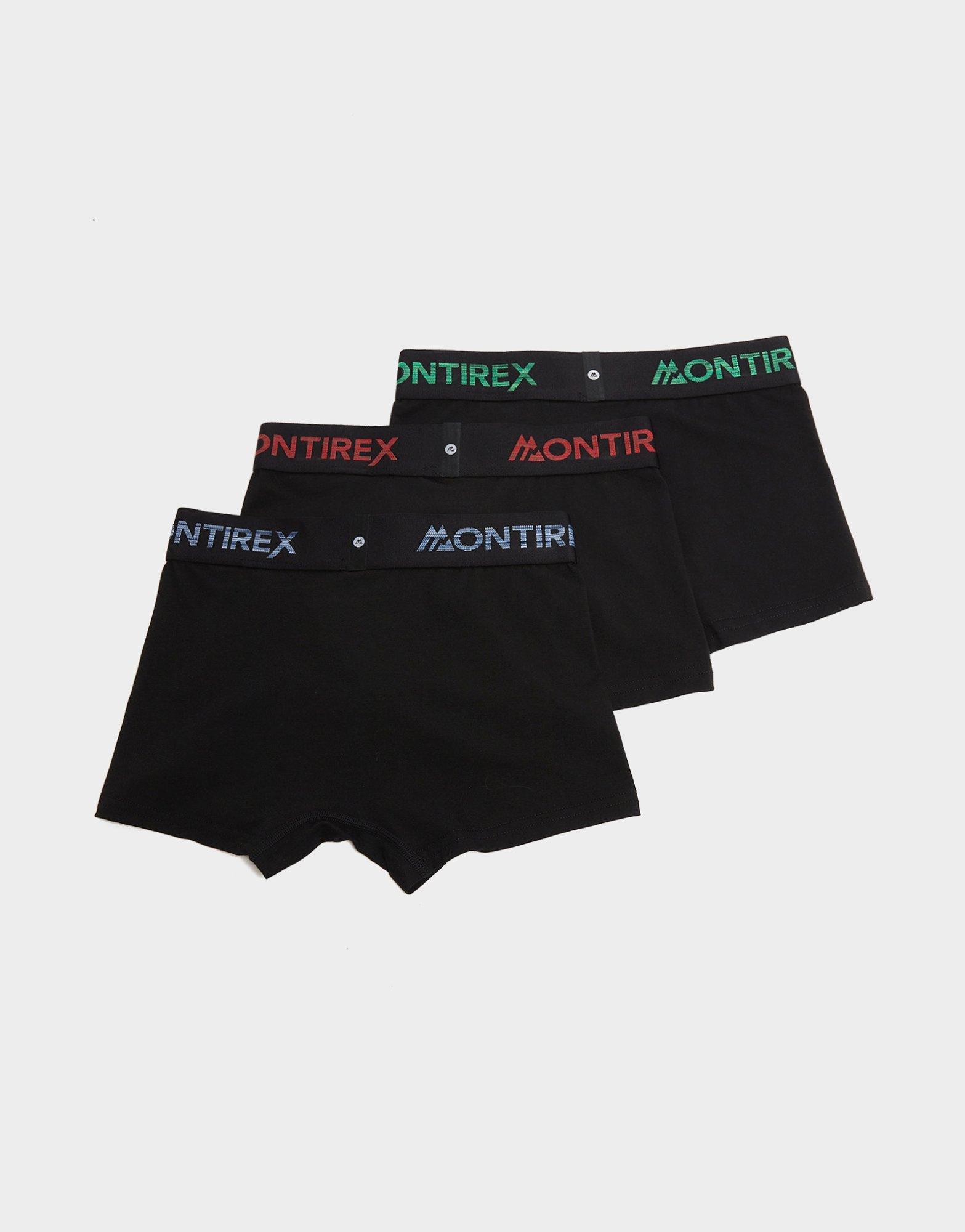 MONTIREX 3-Pack Trail Boxers Junior
