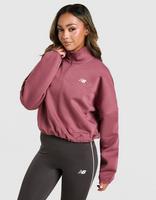 New Balance Felpa Girocollo 1/4 Zip Logo Fleece