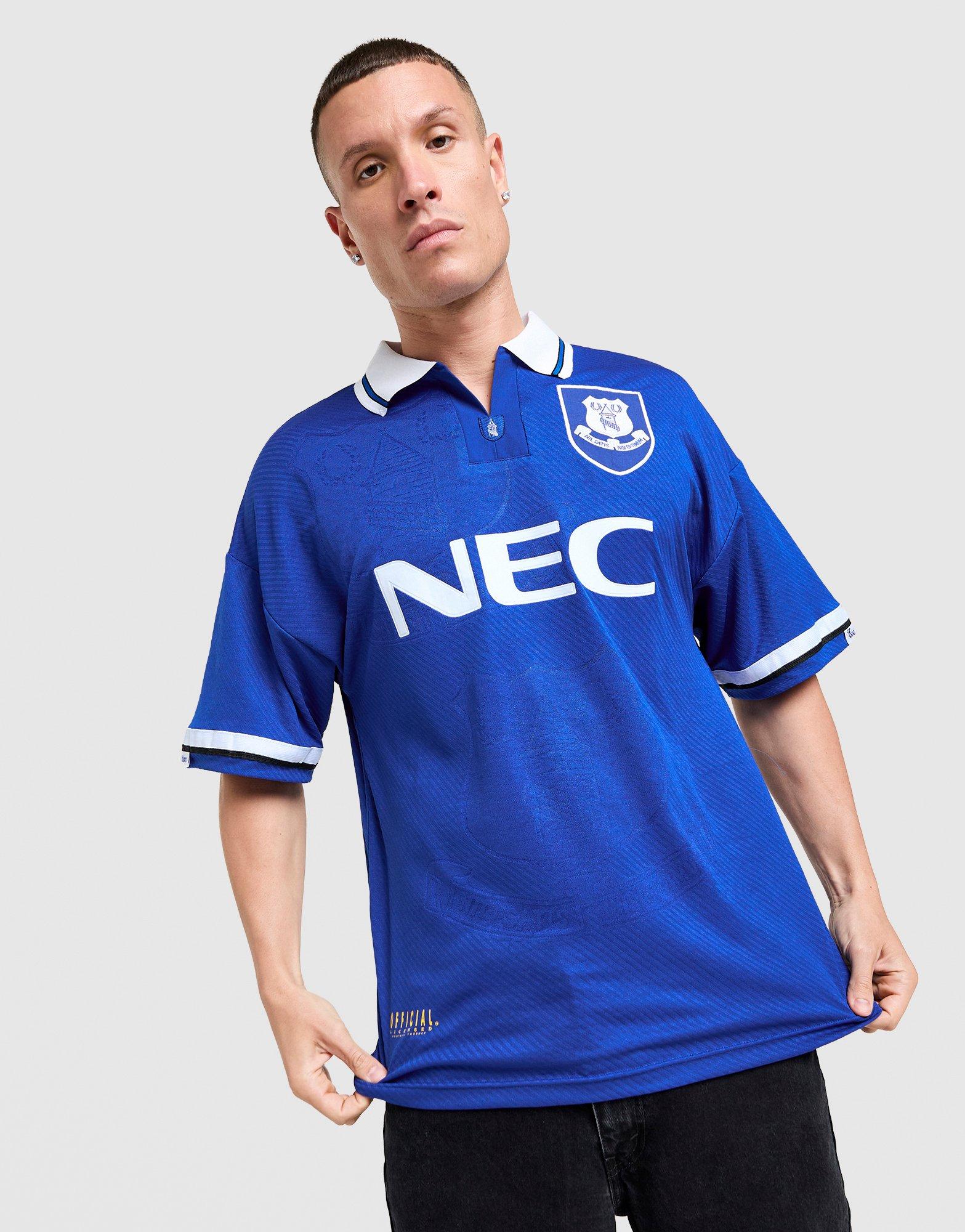 Score Draw Everton Fc '92 Retro Home Maglia