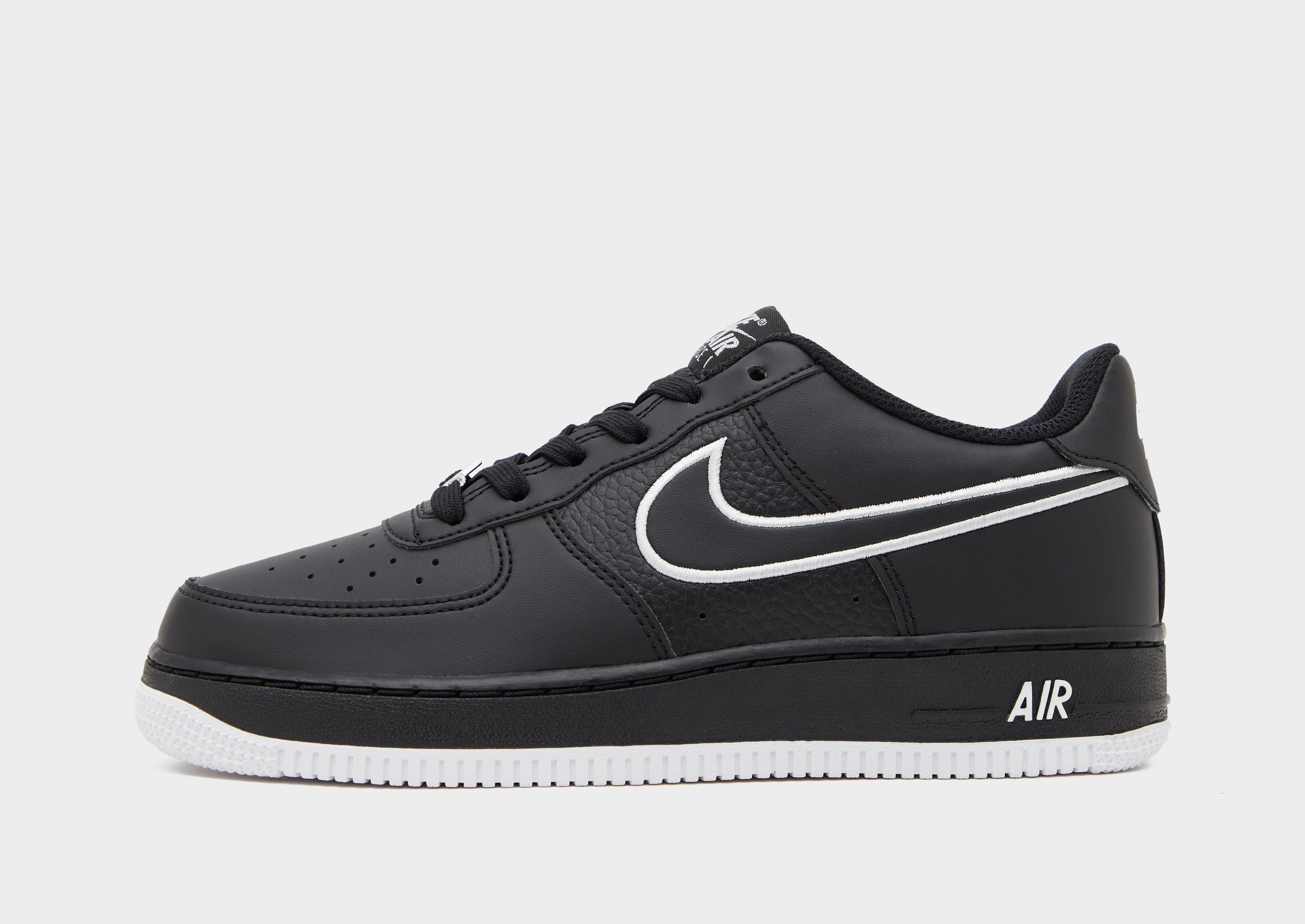 Musta Nike Air Force 1 Outline Juniorit - JD Sports Finland