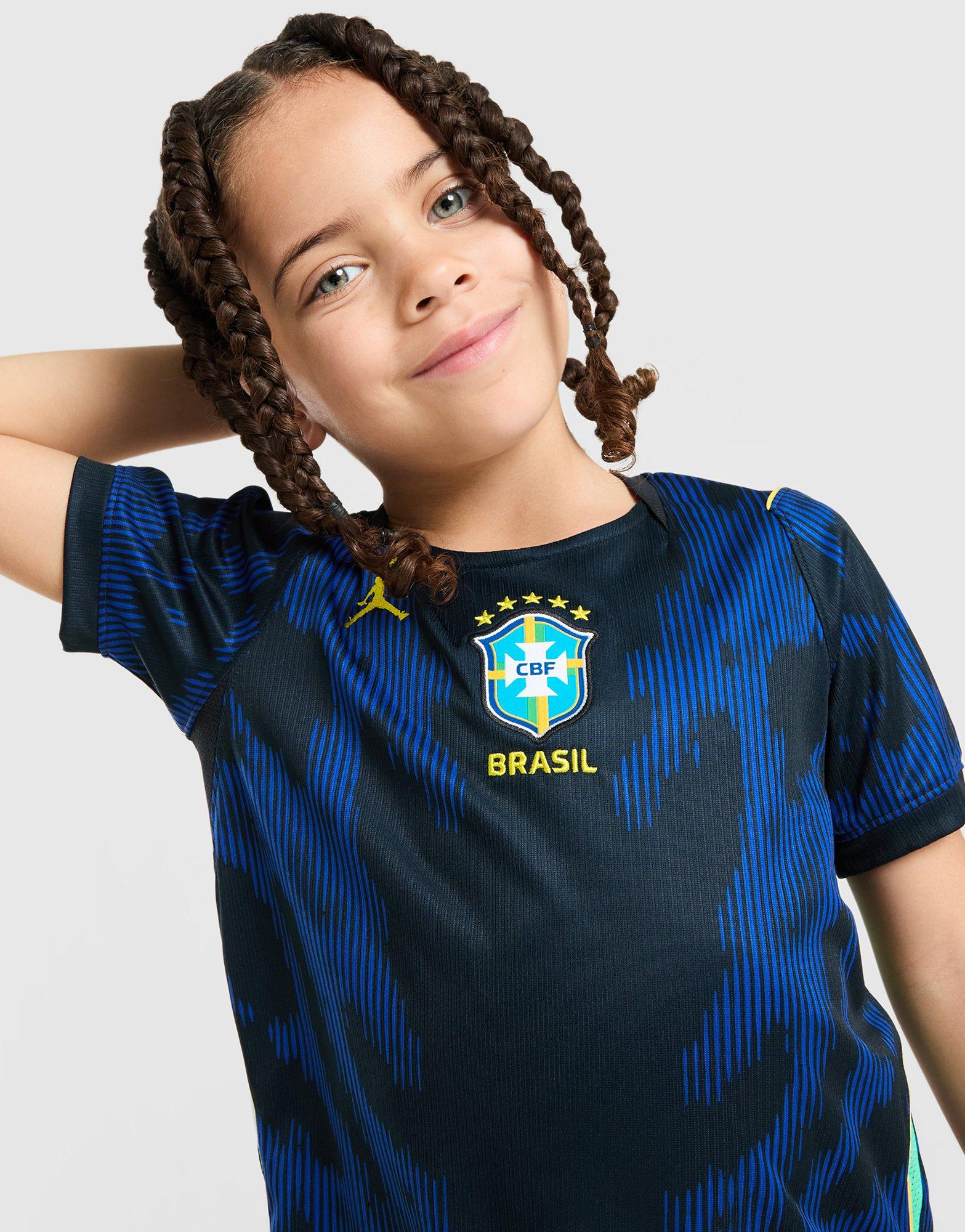 Jordan Brazil 2026 Away Kit Children