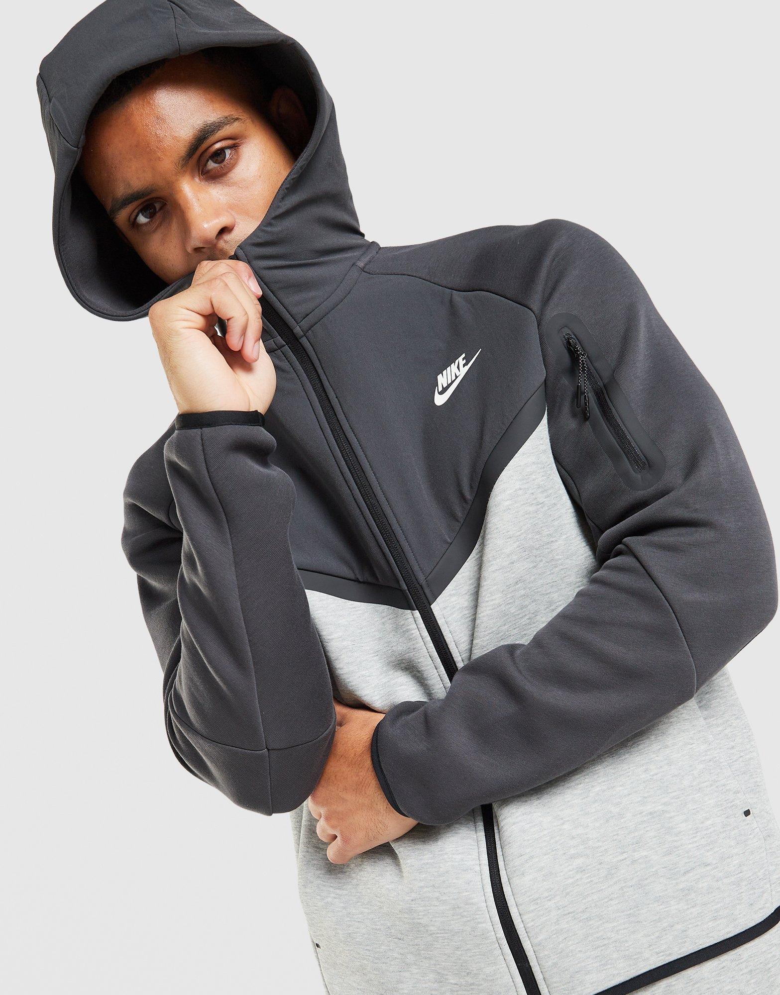 Nike Felpa con Cappuccio Full Zip Tech Mix