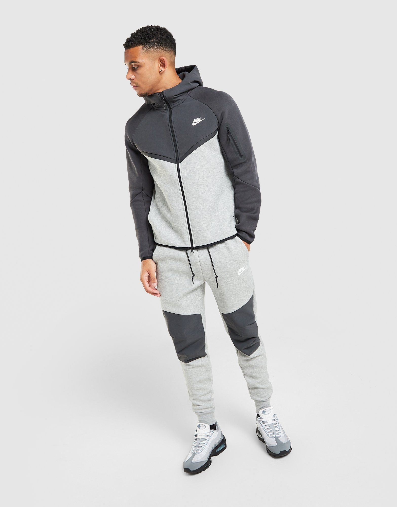 Nike グレー テック Grey Nike Tech Mix Joggers - JD Sports Global