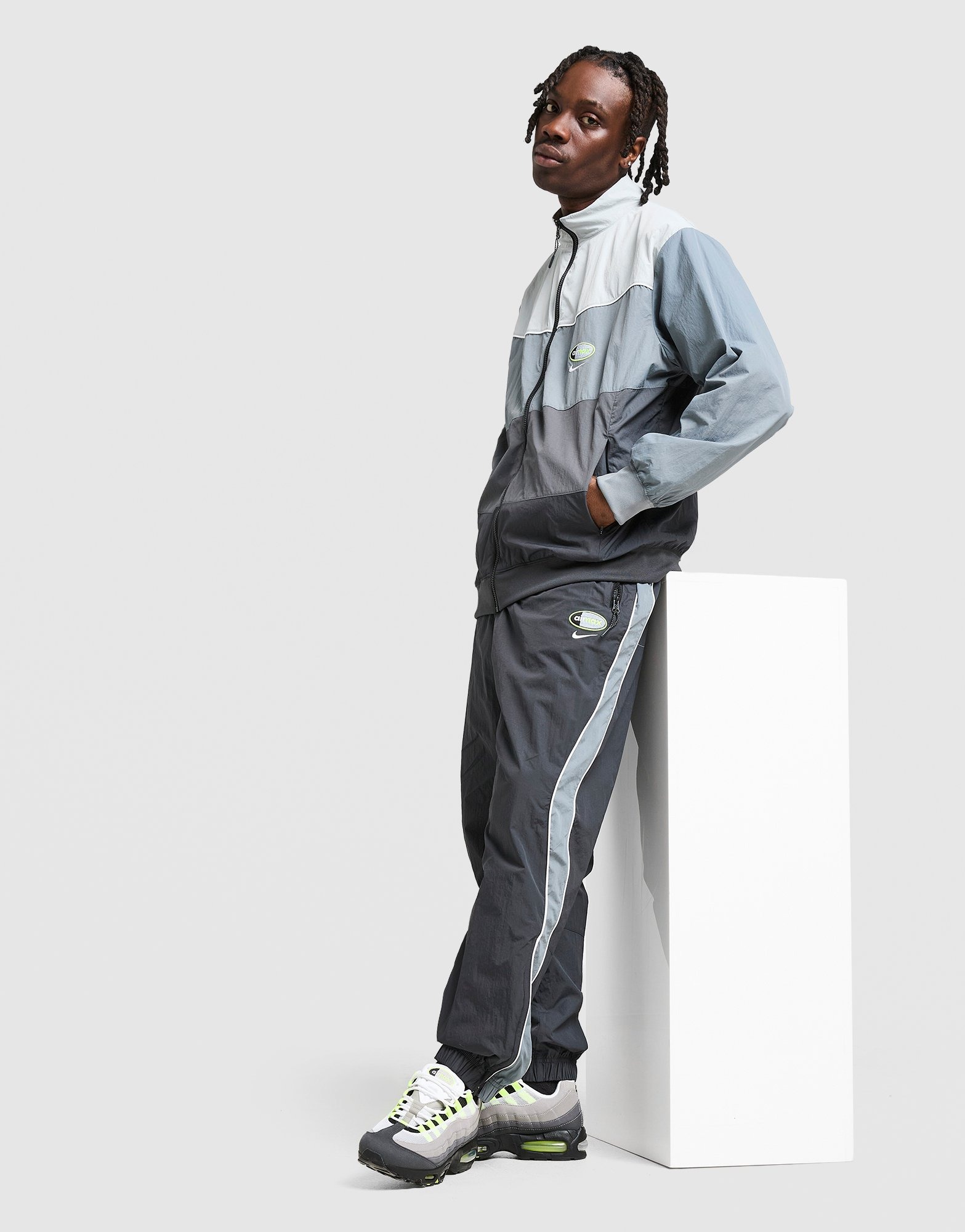 Grey Nike Air Max 95 Woven Track Pants - JD Sports Global