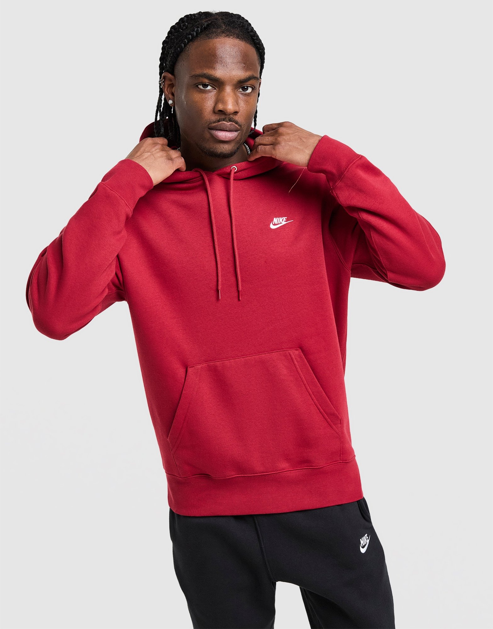 Red Nike Foundation Hoodie | JD Sports UK