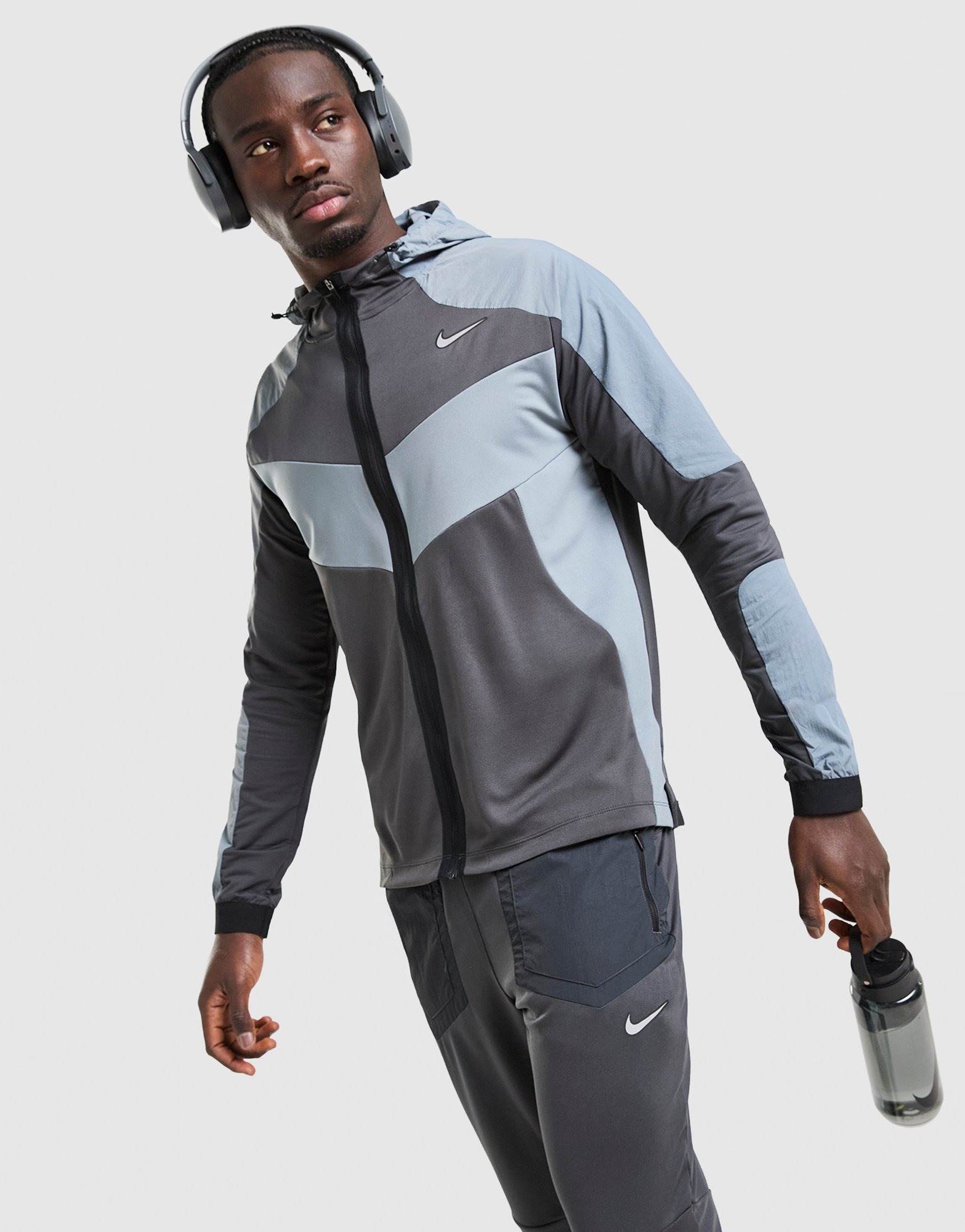 Grey Nike Element Full Zip Jacket - JD Sports Global