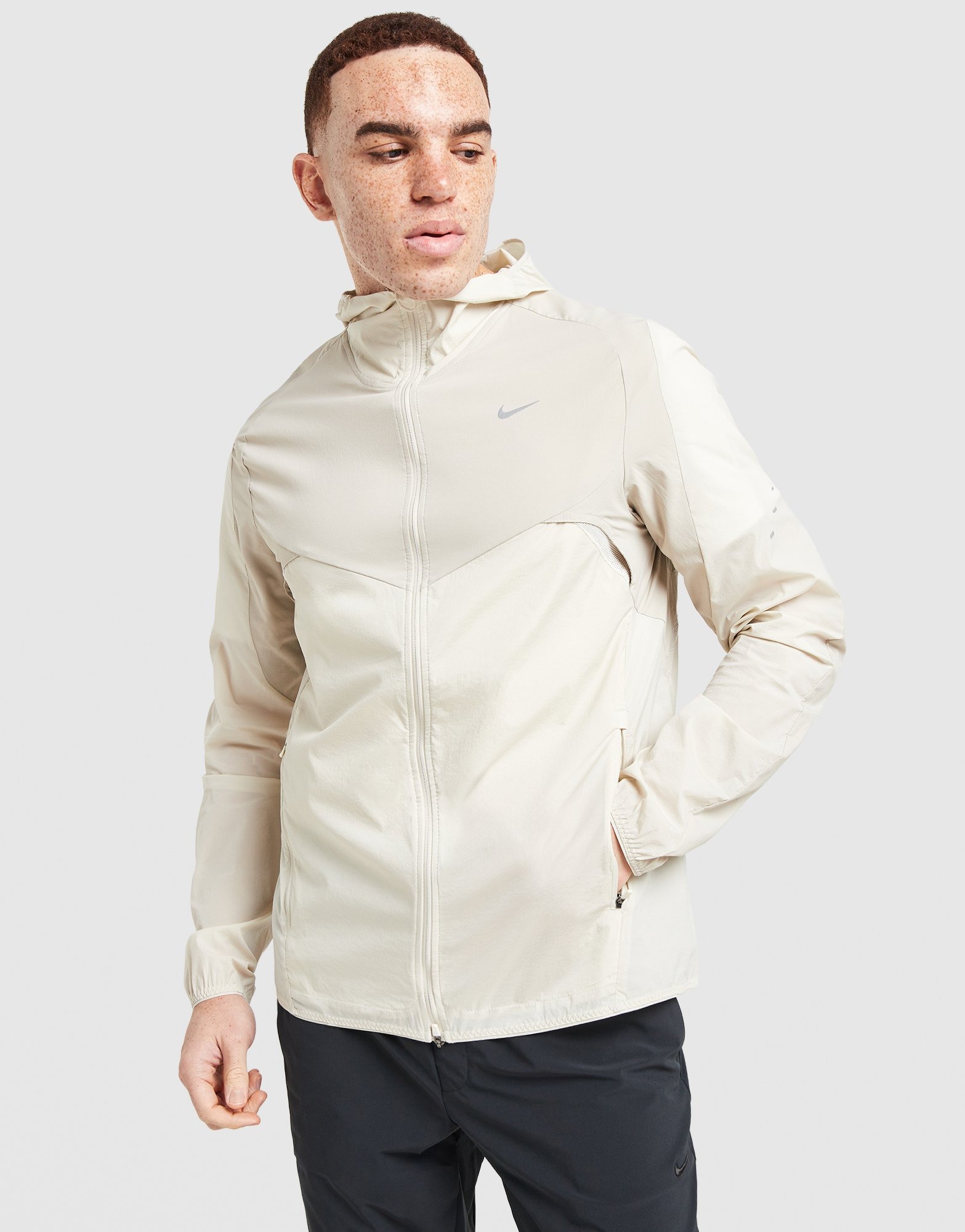 m*様 Cry Don't Boys I Paris BDC | Ivory Jacket Nylon Hooded Padded Mordecai Ivory JACKET NYLON DOCKING DEFORM ジャケット・アウター