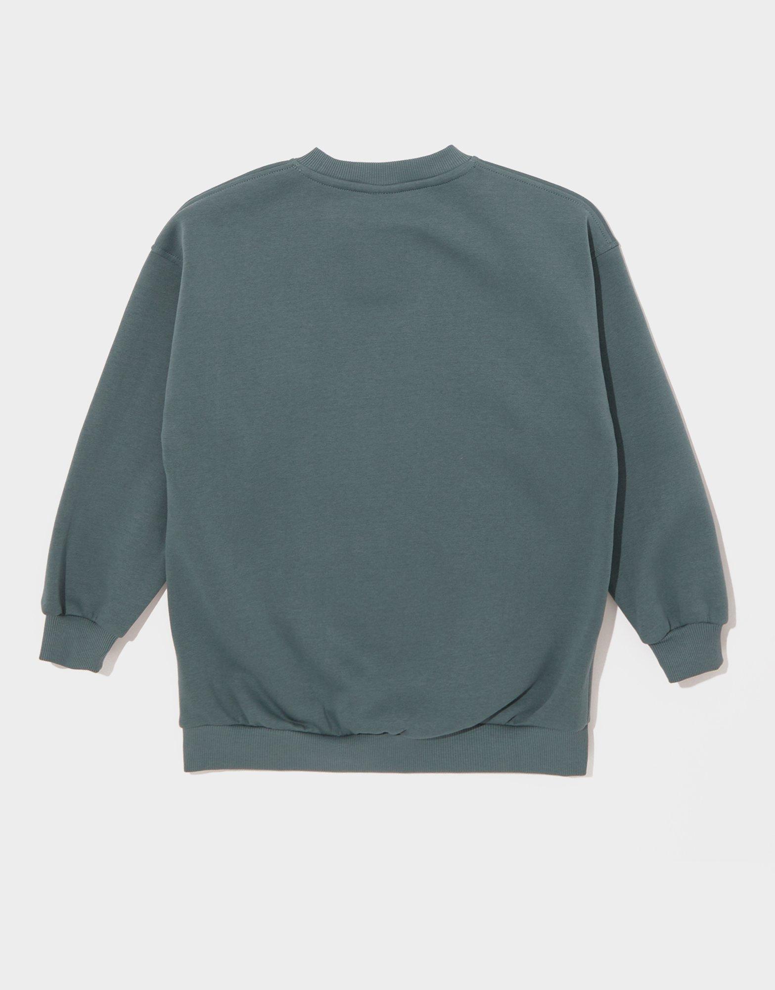 Nike Girls' Club Oversized Crew Sweatshirt Junior