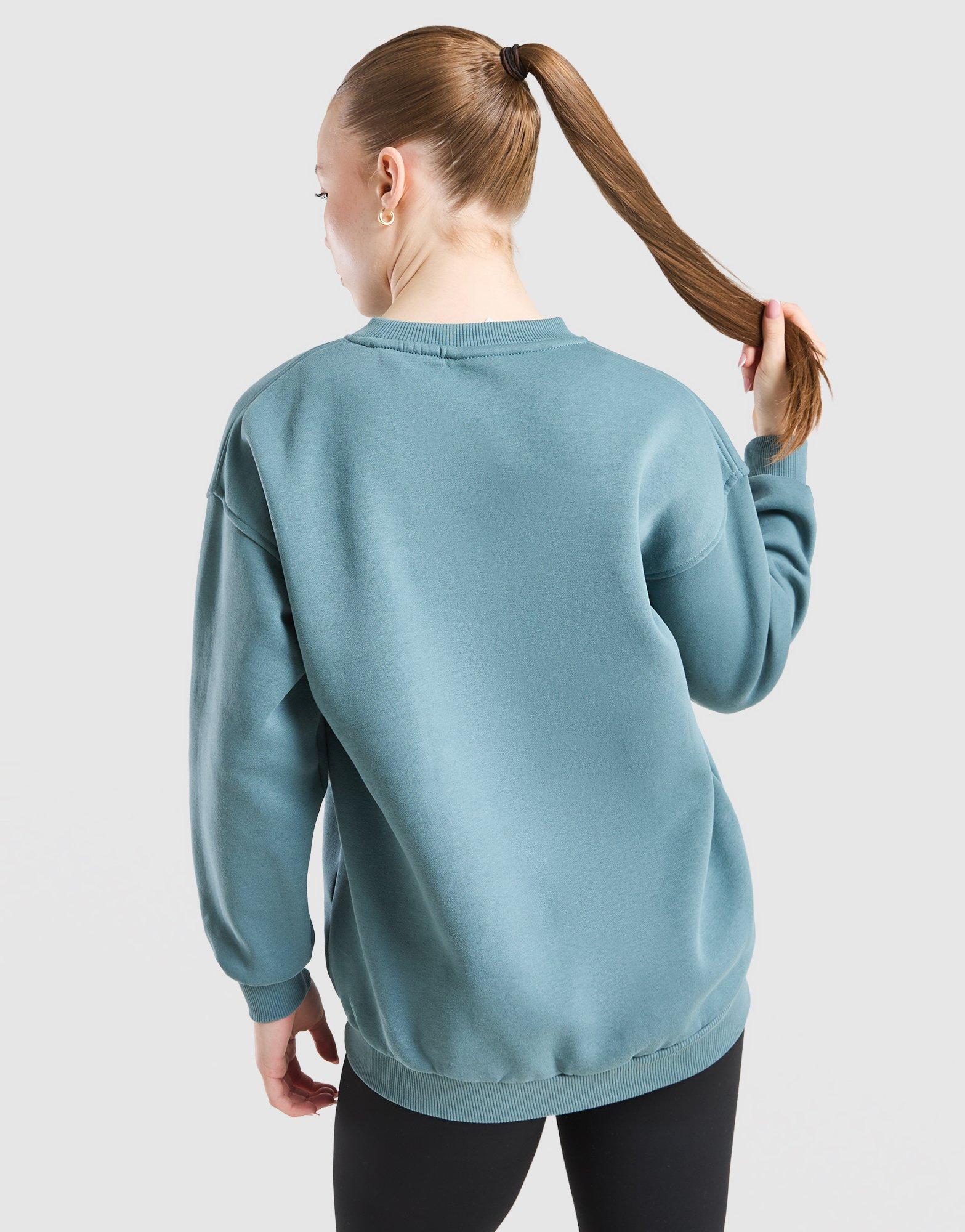 Nike Girls' Club Oversized Crew Sweatshirt Junior