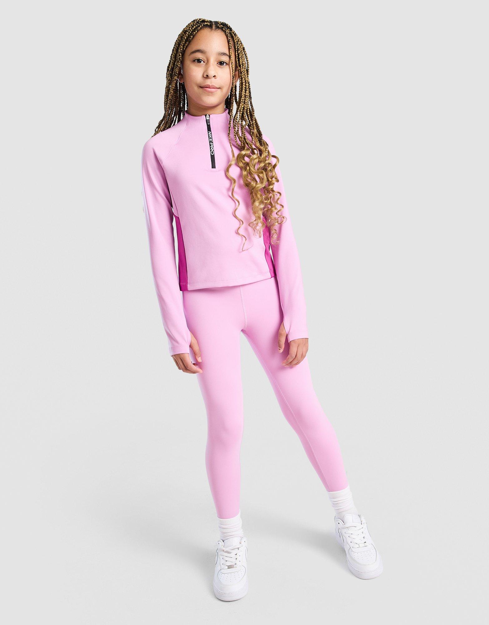 Nike Girls' Pro Dri-FIT 1/2 Zip Top Junior