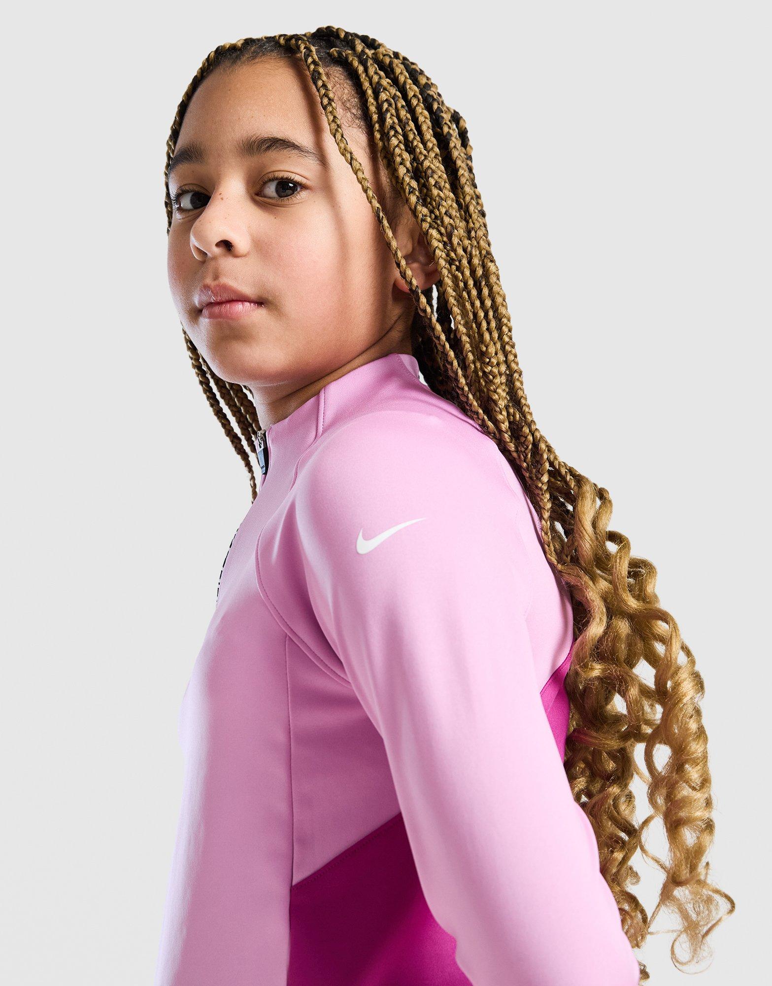 Nike Girls' Pro Dri-FIT 1/2 Zip Top Junior