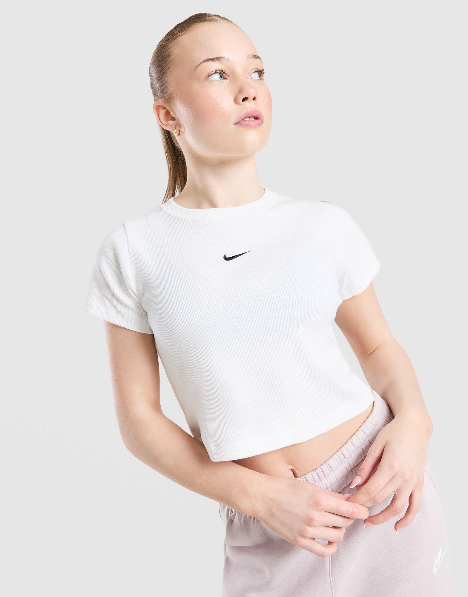 Nike Girls' Ribbed Baby T-Shirt Junior