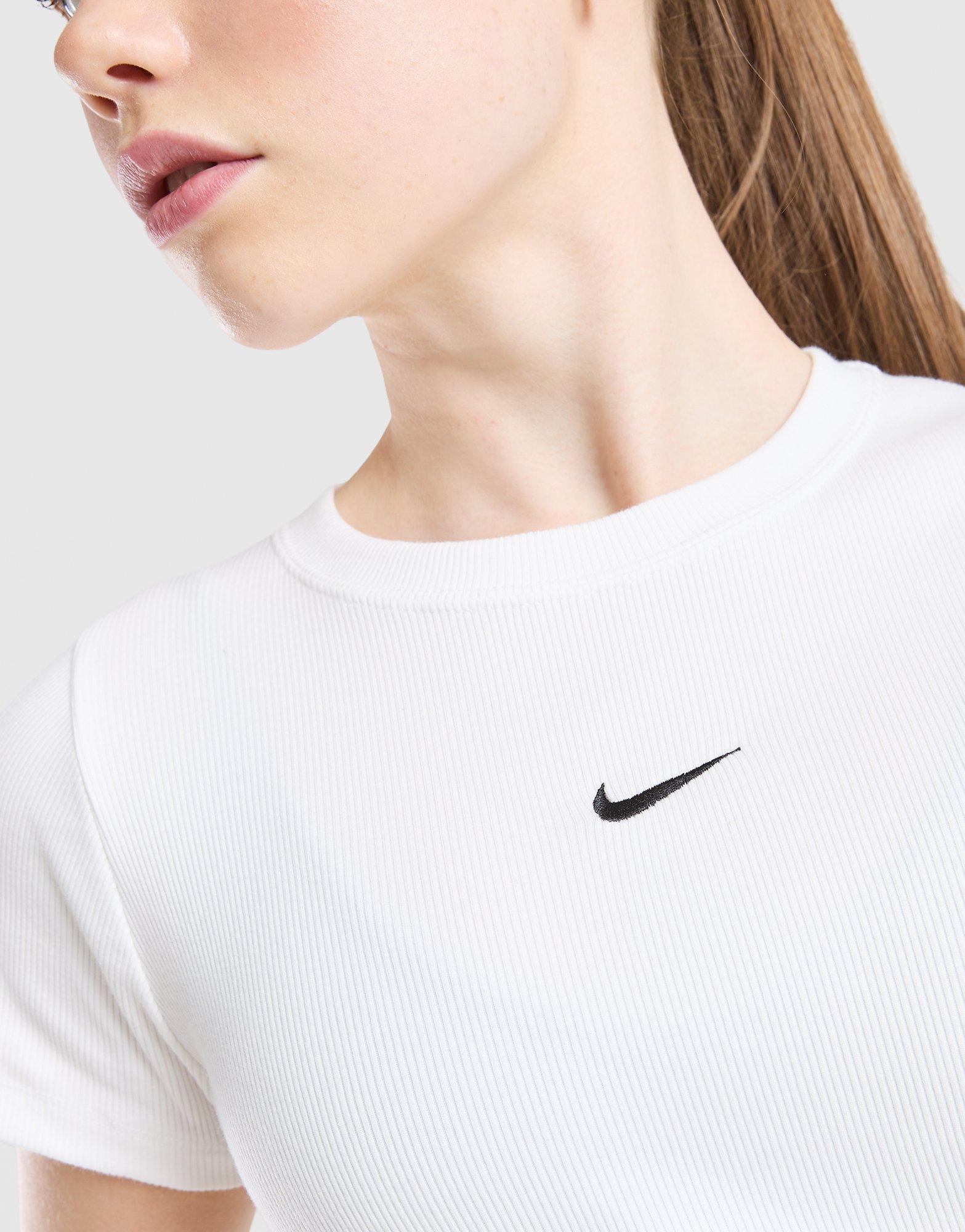 Nike Girls' Ribbed Baby T-Shirt Junior