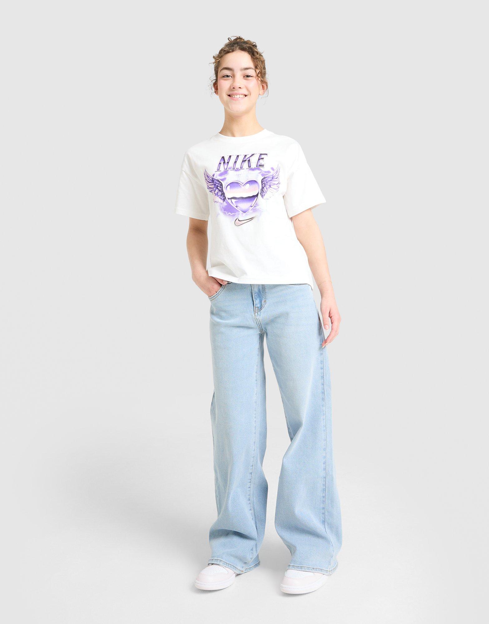 Nike Girls' Graphic Heart T-Shirt Junior