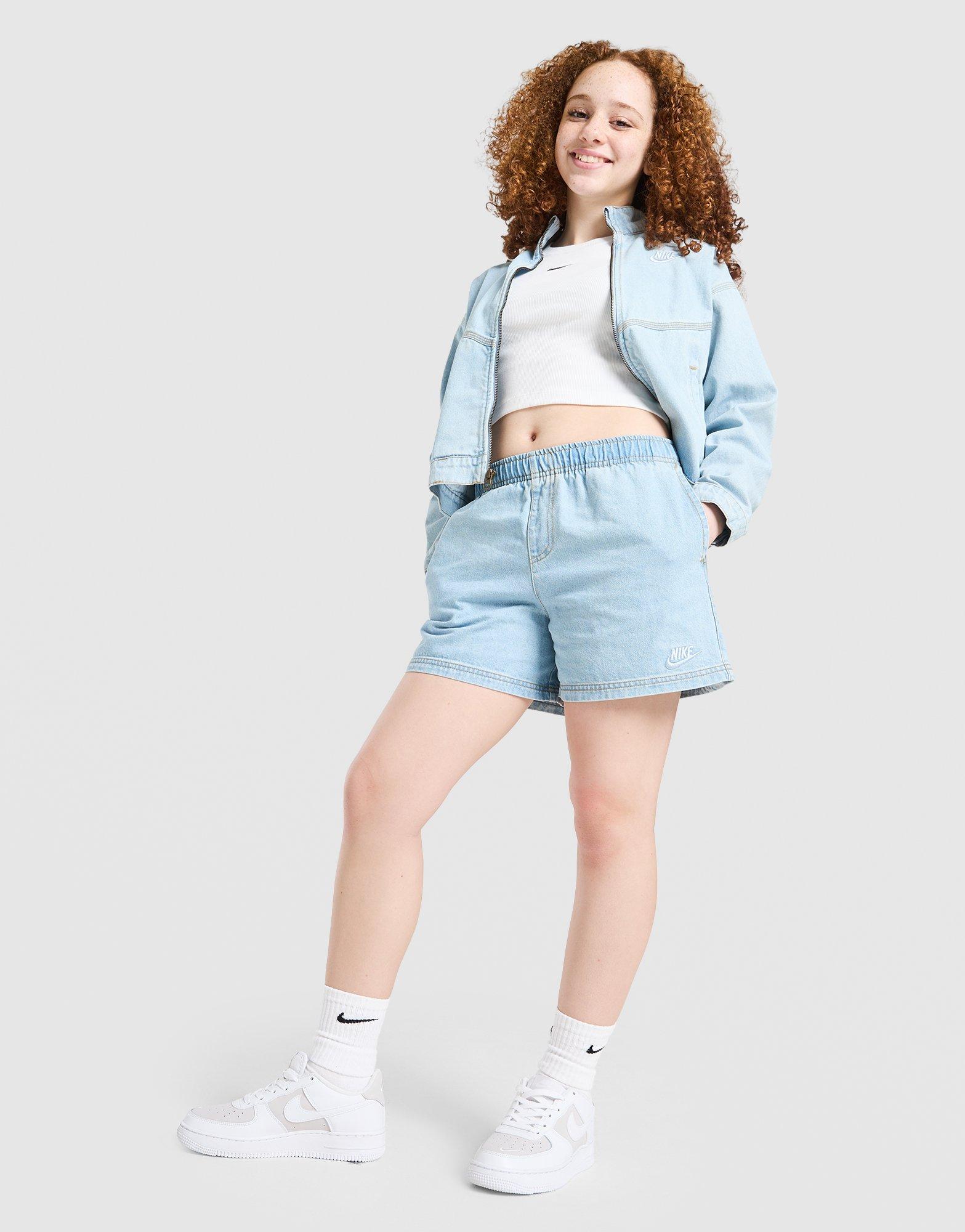 Nike Girls' Denim Shorts Junior