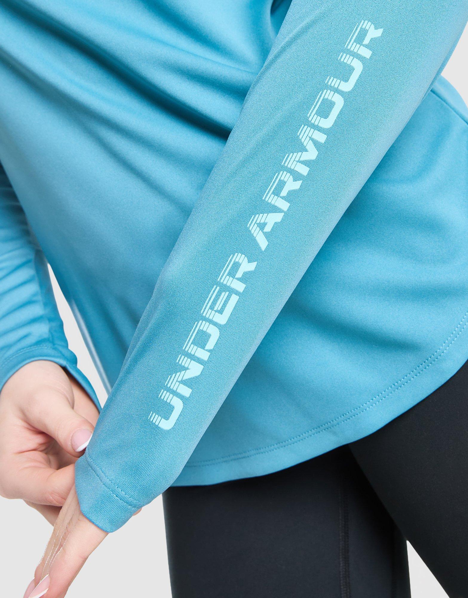 Under Armour Girls' Tech Wordmark 1/2 Zip Top Junior