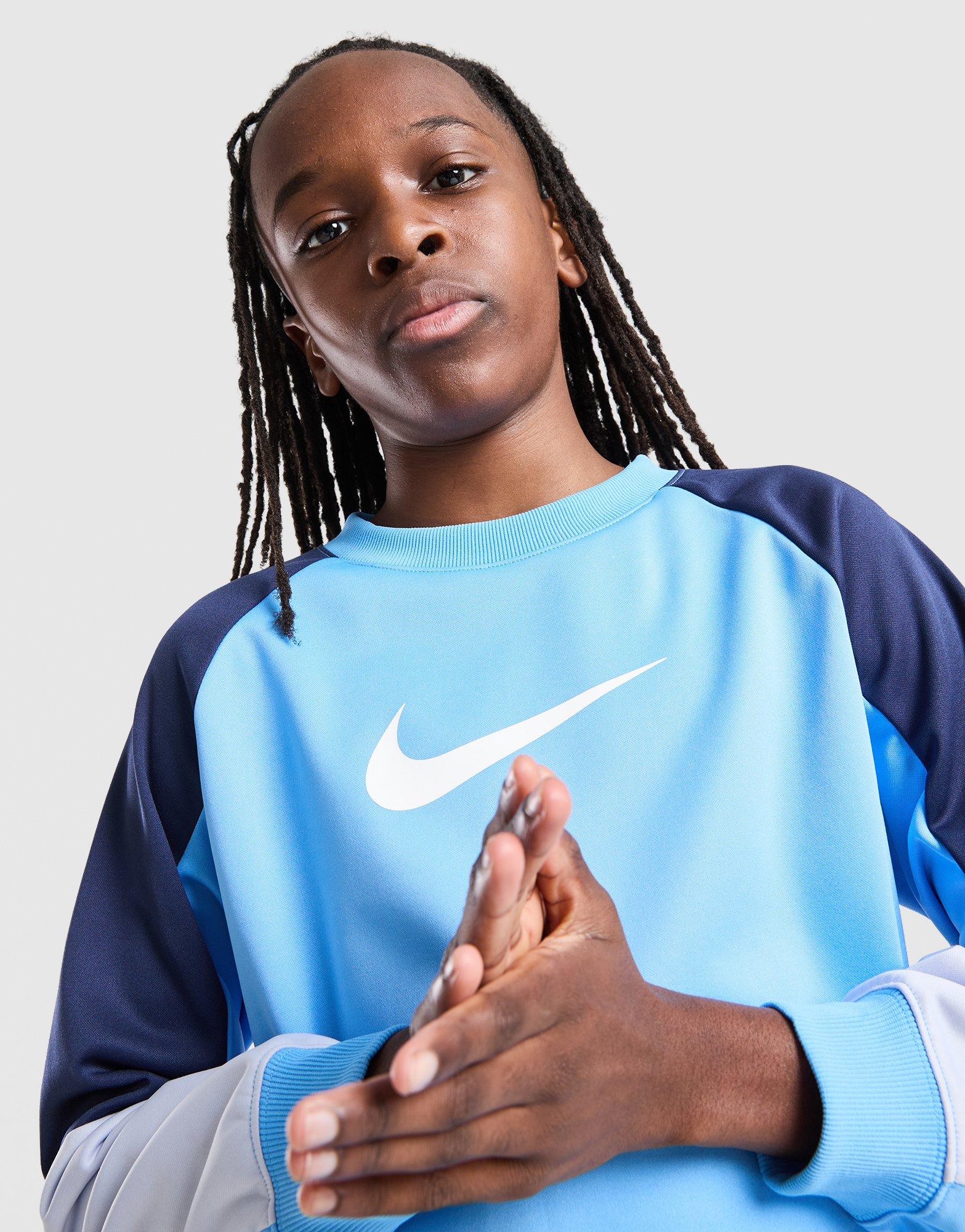 Nike Poly Crew Sweatshirt/Shorts Set Junior