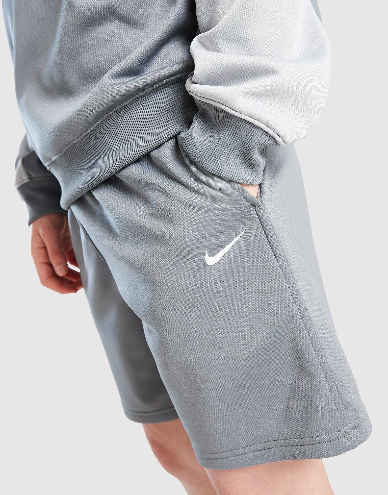 Nike Poly Crew Sweatshirt/Shorts Set Junior