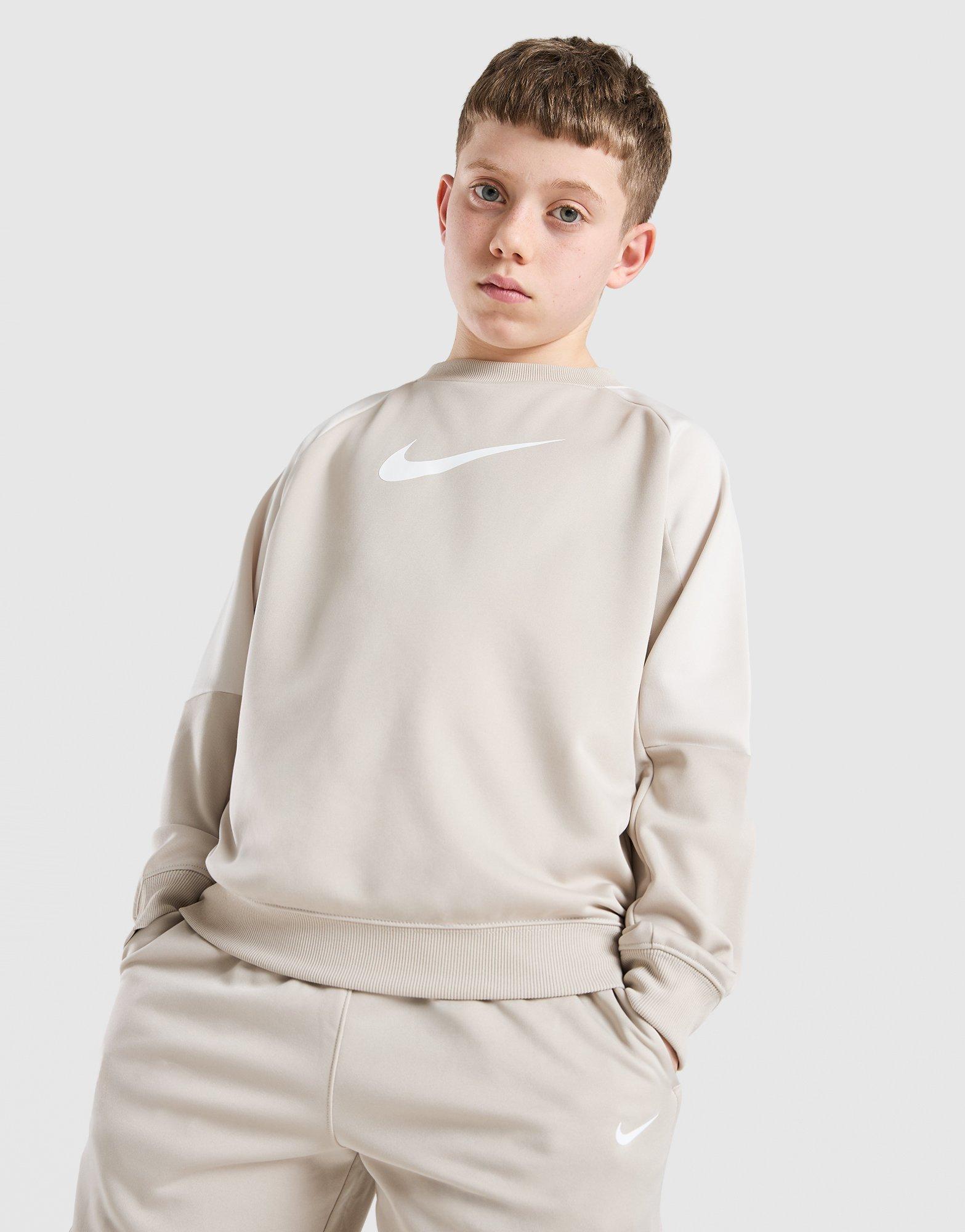 Nike Poly Crew Sweatshirt/Shorts Set Junior