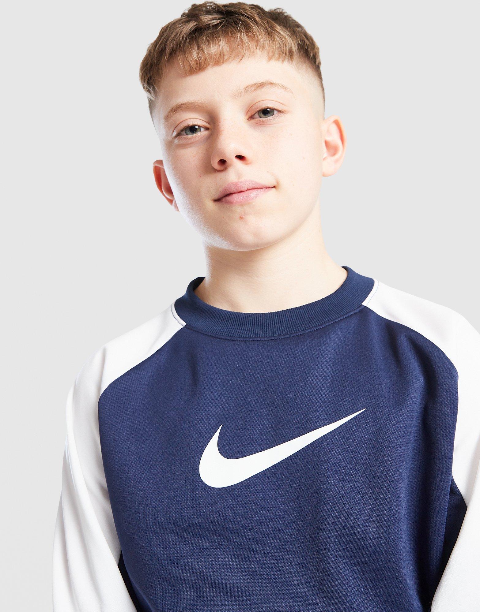 Nike Poly Crew Sweatshirt/Shorts Set Junior