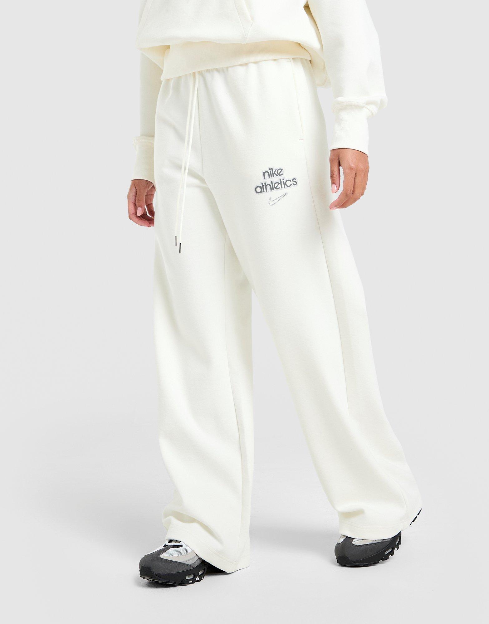 Nike Phoenix Fleece Graphic Swoosh Wide Leg Joggers
