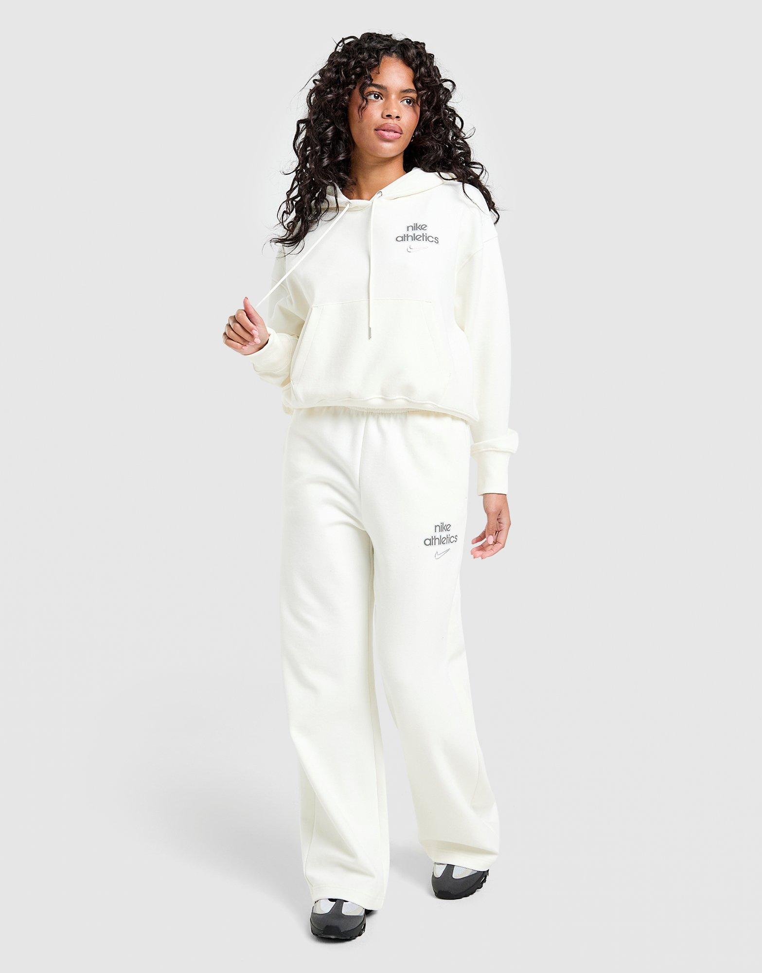 Nike Phoenix Fleece Graphic Swoosh Wide Leg Joggers