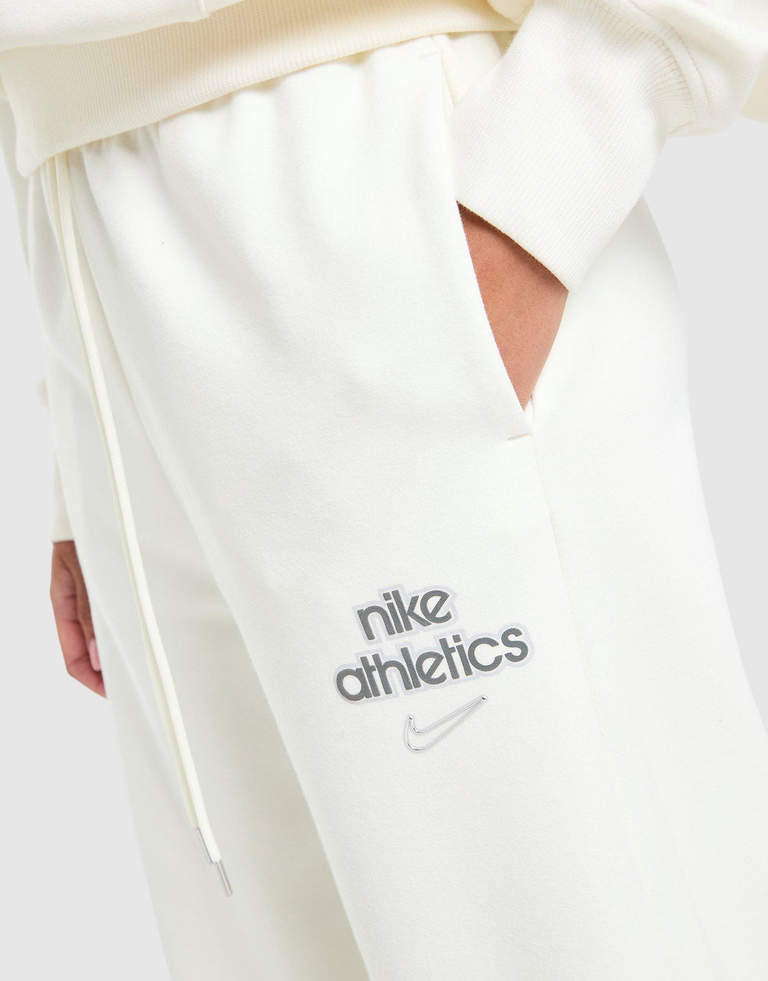 Nike Phoenix Fleece Graphic Swoosh Wide Leg Joggers