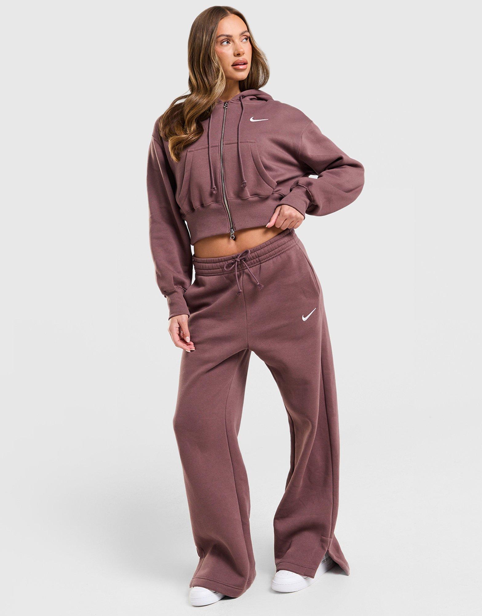 Nike Phoenix Crop Full Zip Hoodie