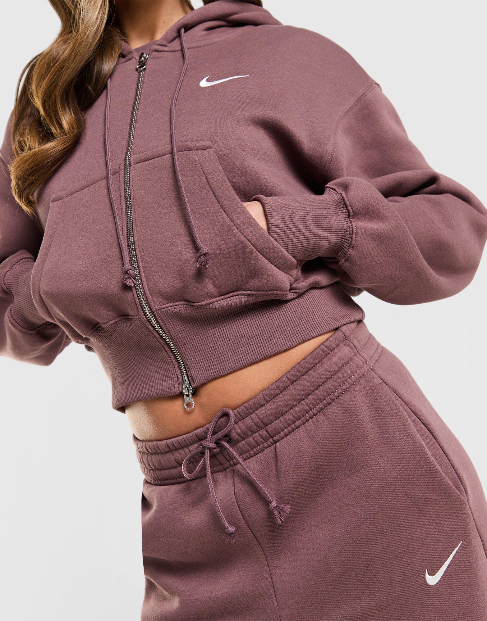 Nike Phoenix Crop Full Zip Hoodie