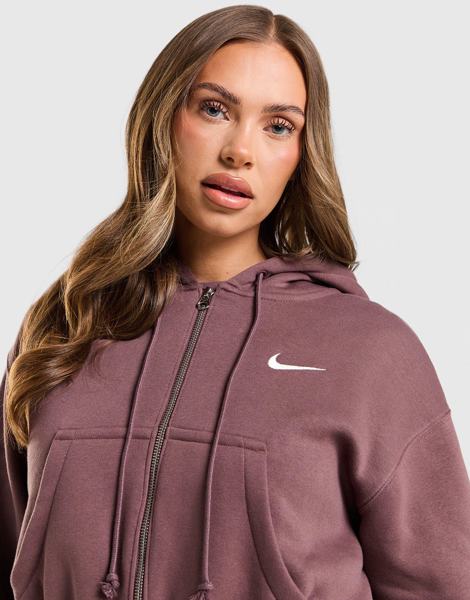 Nike Phoenix Crop Full Zip Hoodie
