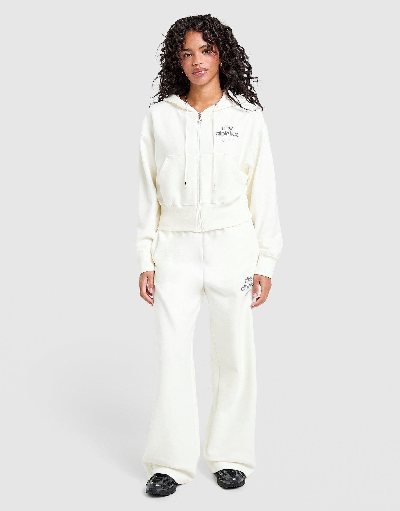 Nike Graphic Swoosh Crop Full Zip Hoodie