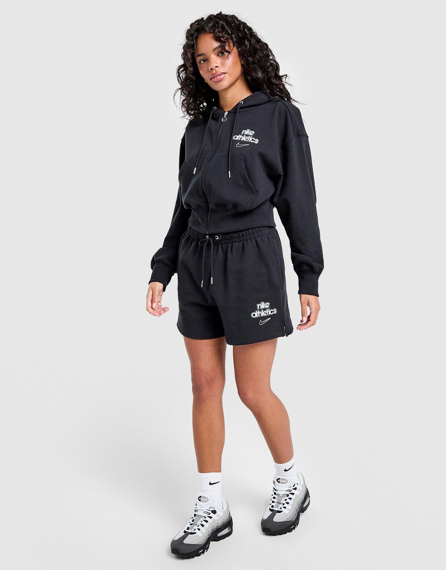 Nike Graphic Swoosh Boyfriend Shorts