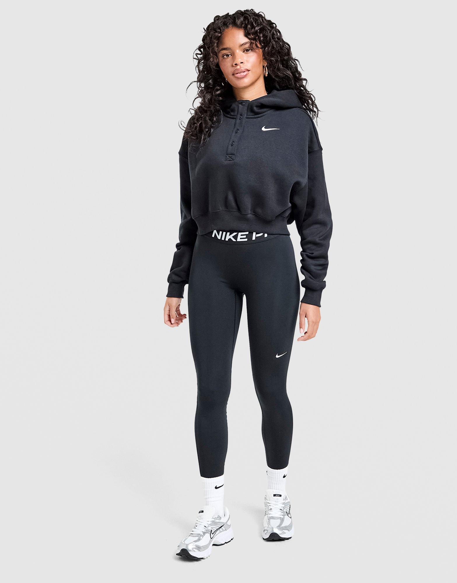 Nike Phoenix Henley Crop Hoodie