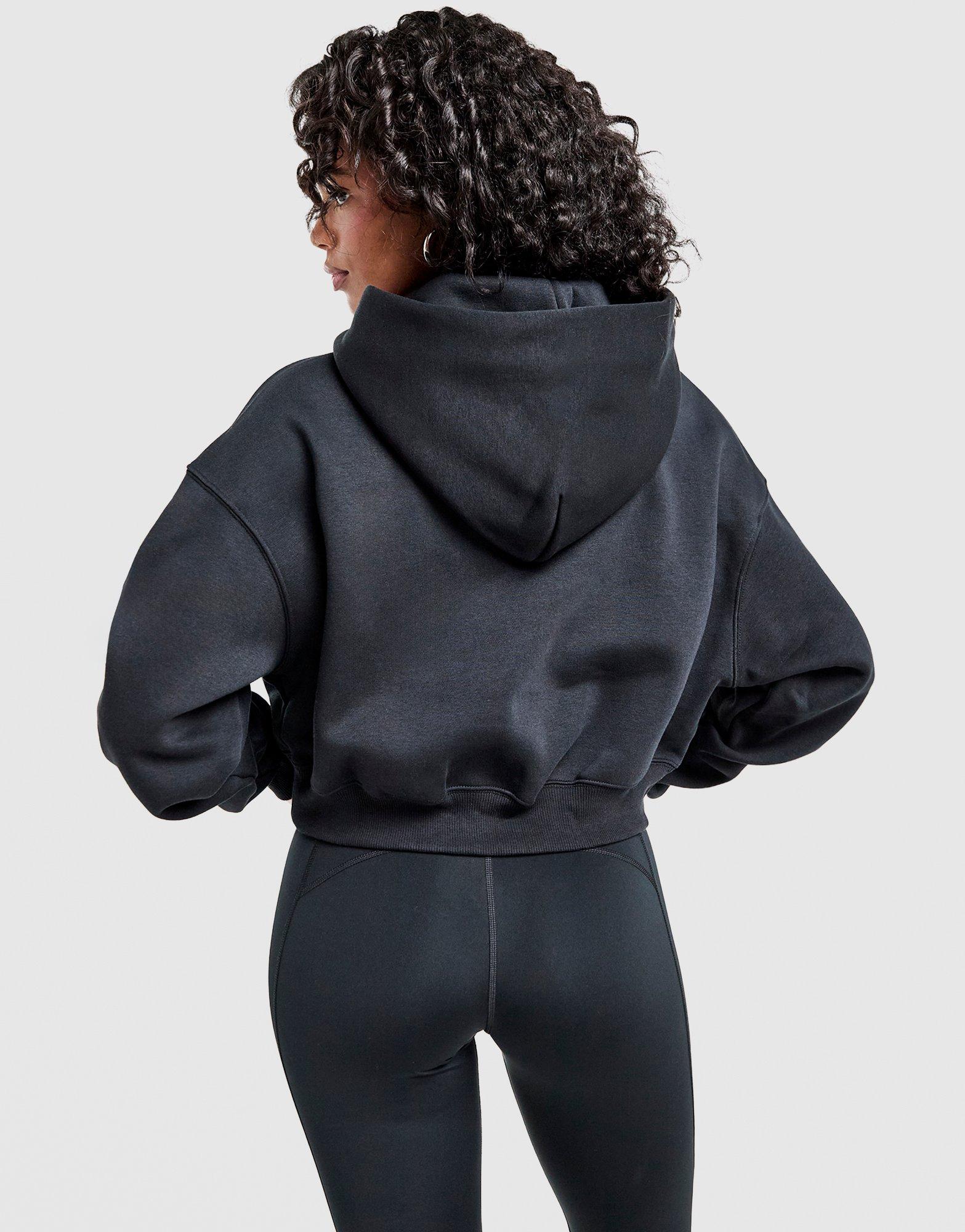 Nike Phoenix Henley Crop Hoodie