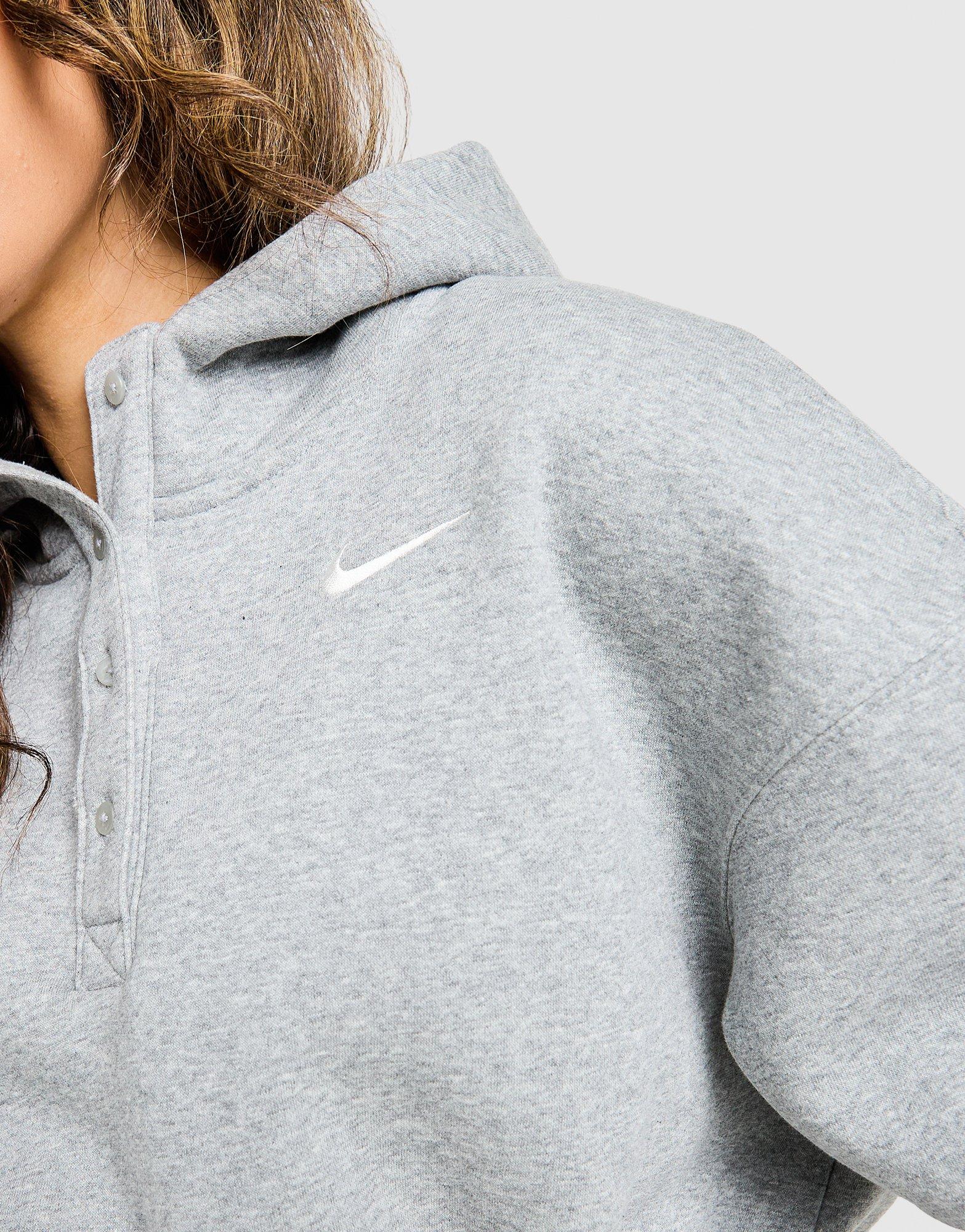 Nike Phoenix Henley Crop Hoodie